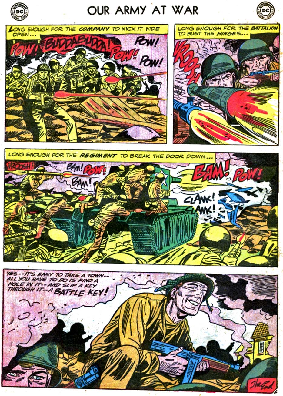 Read online Our Army at War (1952) comic -  Issue #62 - 32