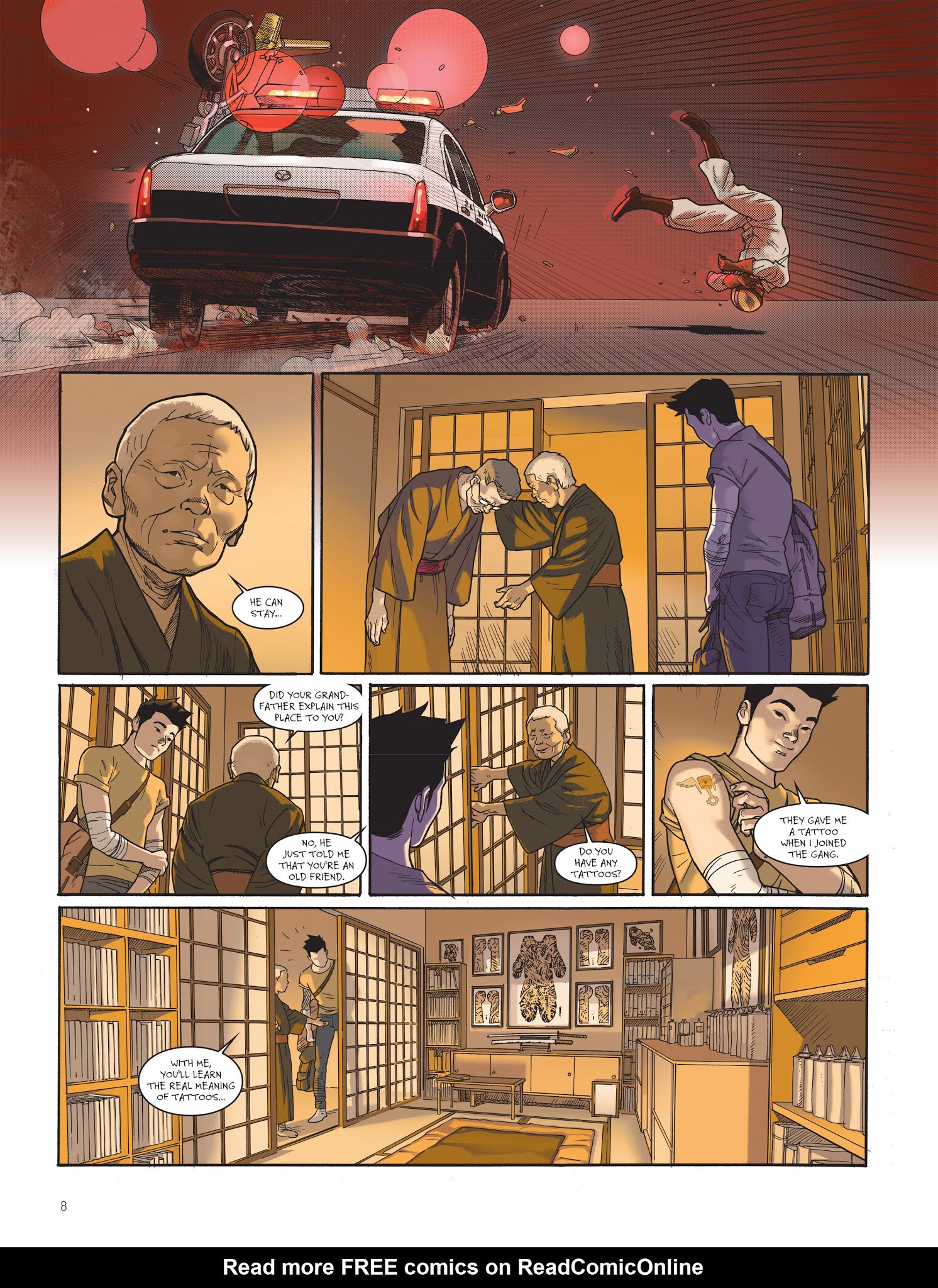 Read online Tebori comic -  Issue #1 - 9