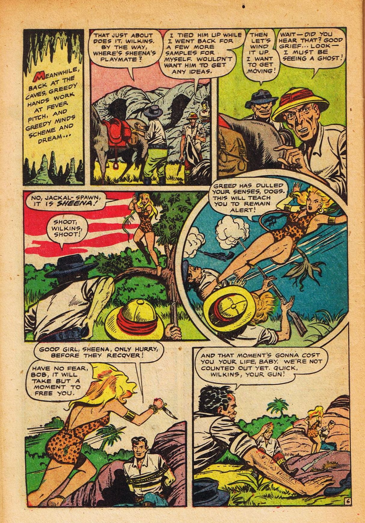Read online Sheena, Queen of the Jungle (1942) comic -  Issue #11 - 22