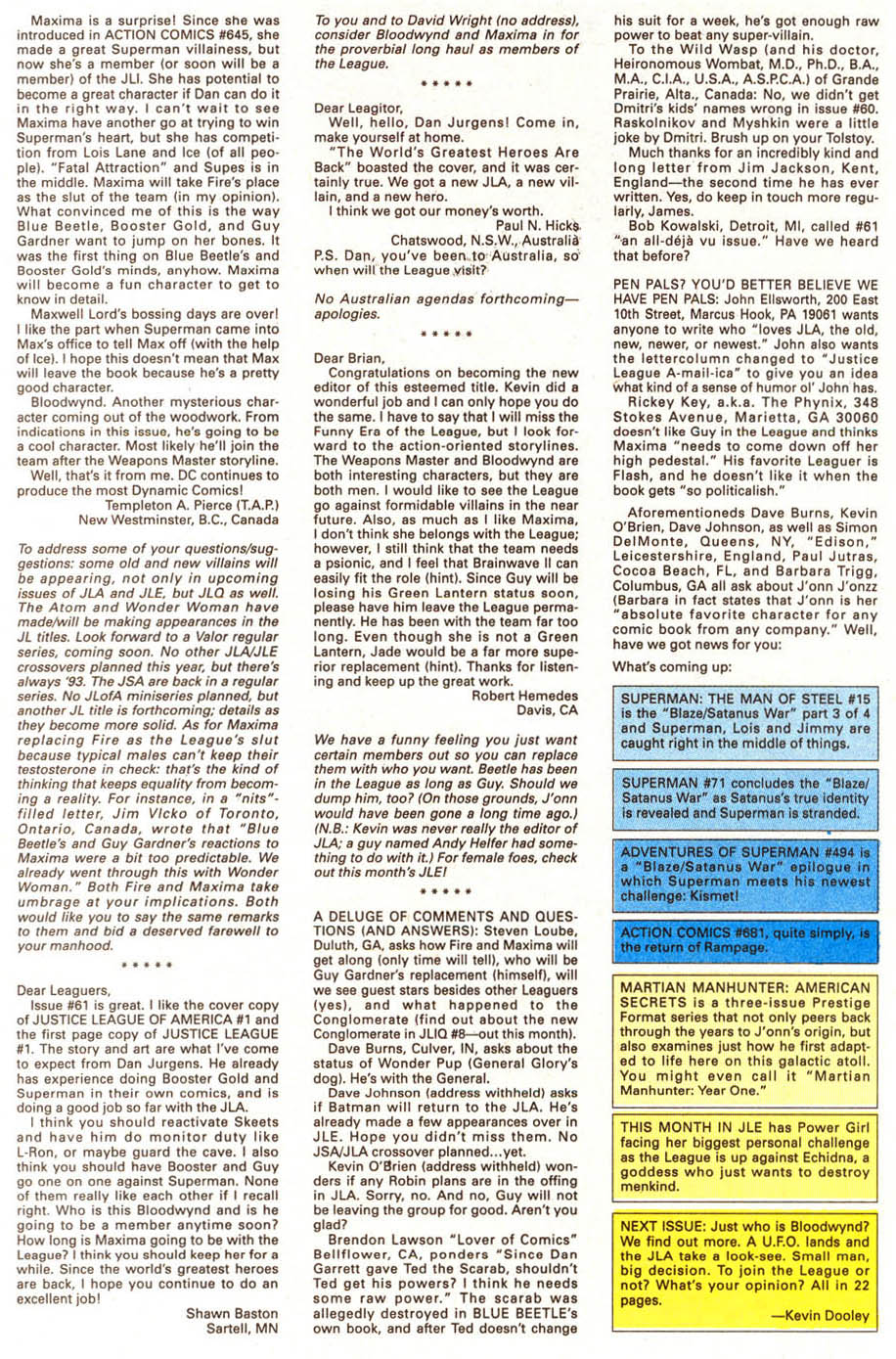 Read online Justice League America comic -  Issue #66 - 25