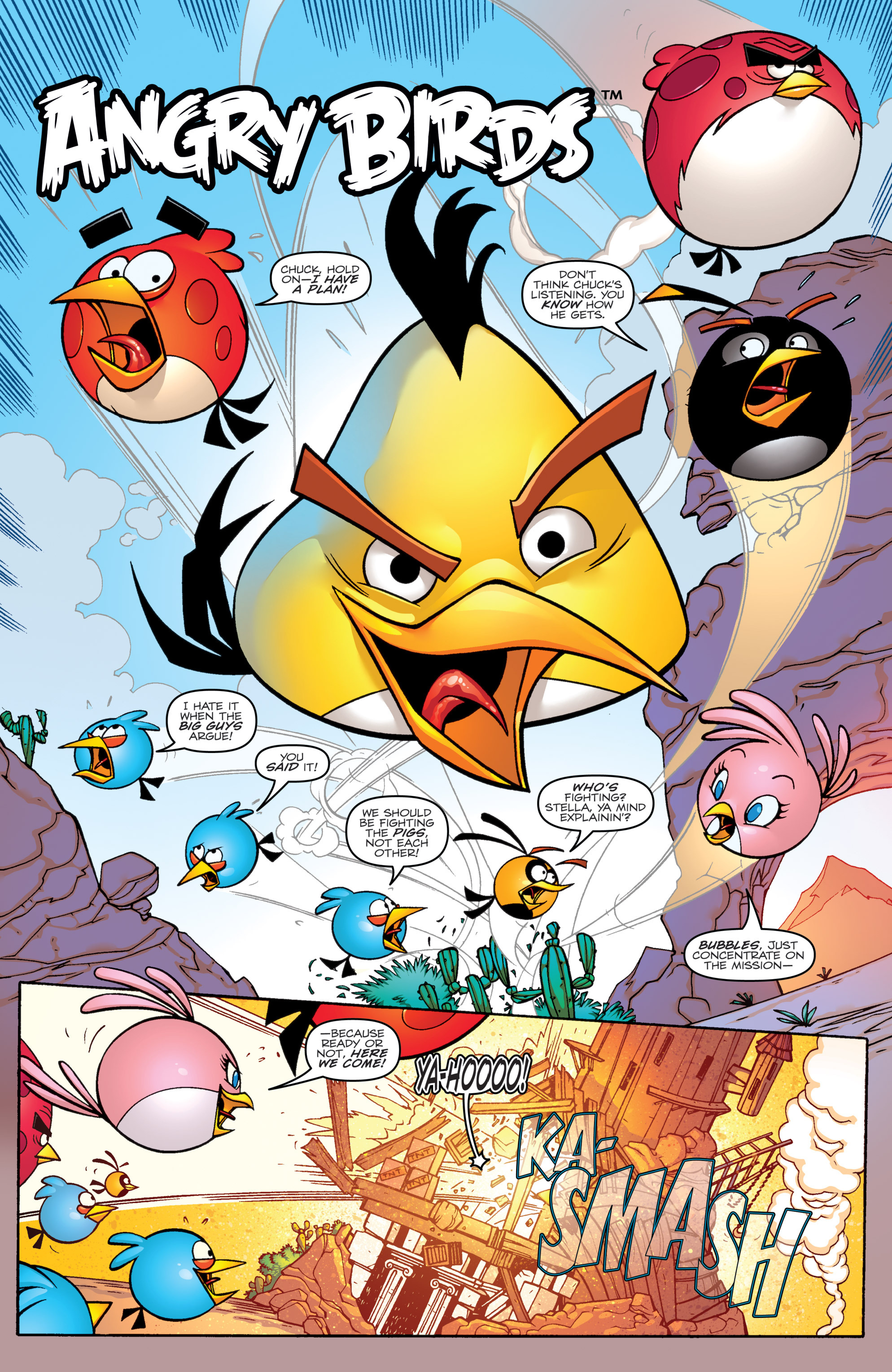 Read online Angry Birds Transformers comic -  Issue #1 - 8