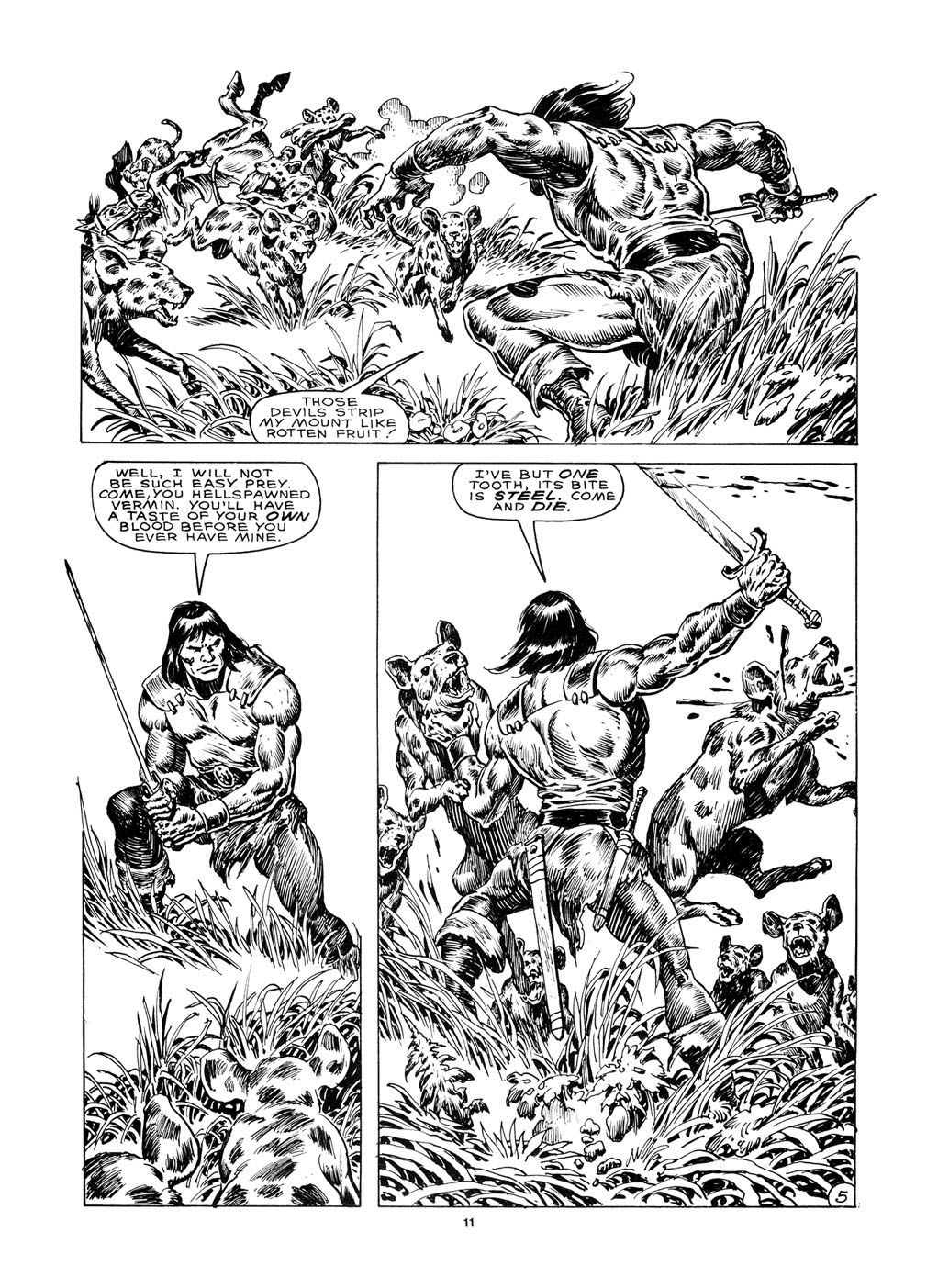 Read online The Savage Sword Of Conan comic -  Issue #151 - 9