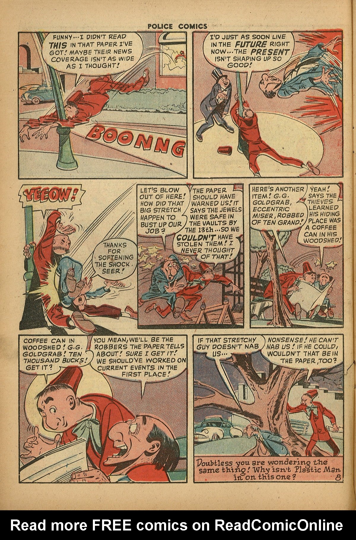 Read online Police Comics comic -  Issue #88 - 10