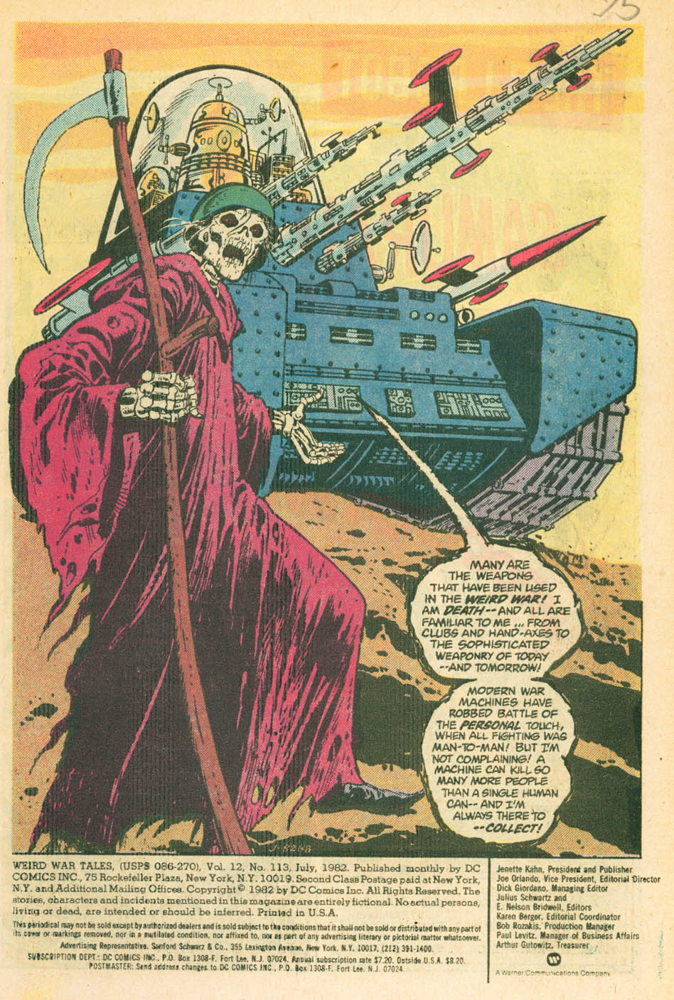 Read online Weird War Tales (1971) comic -  Issue #113 - 3