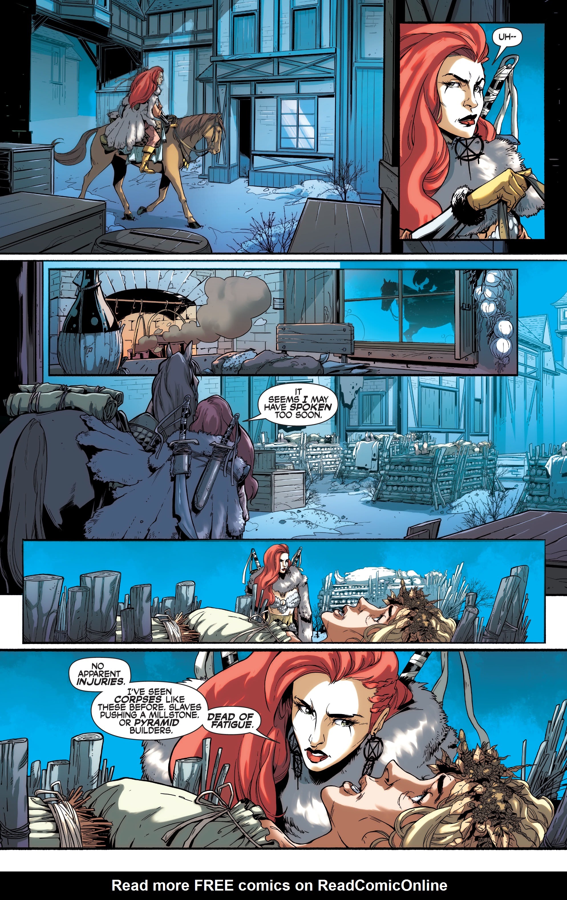 Read online Red Sonja (2019) comic -  Issue # _Holiday Special 2021 - 18