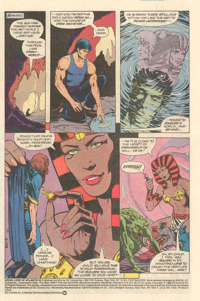 Arion, Lord of Atlantis Issue #33 #34 - English 2