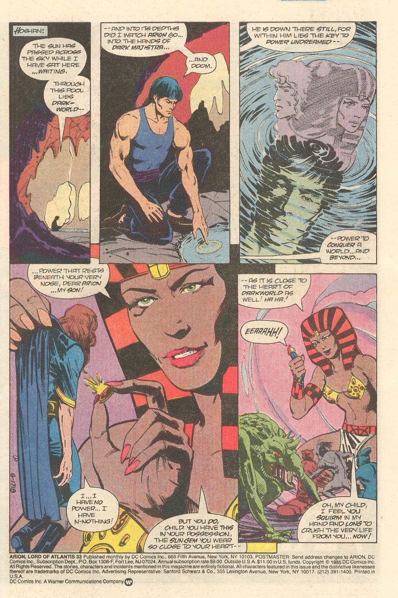 Read online Arion, Lord of Atlantis comic -  Issue #33 - 2