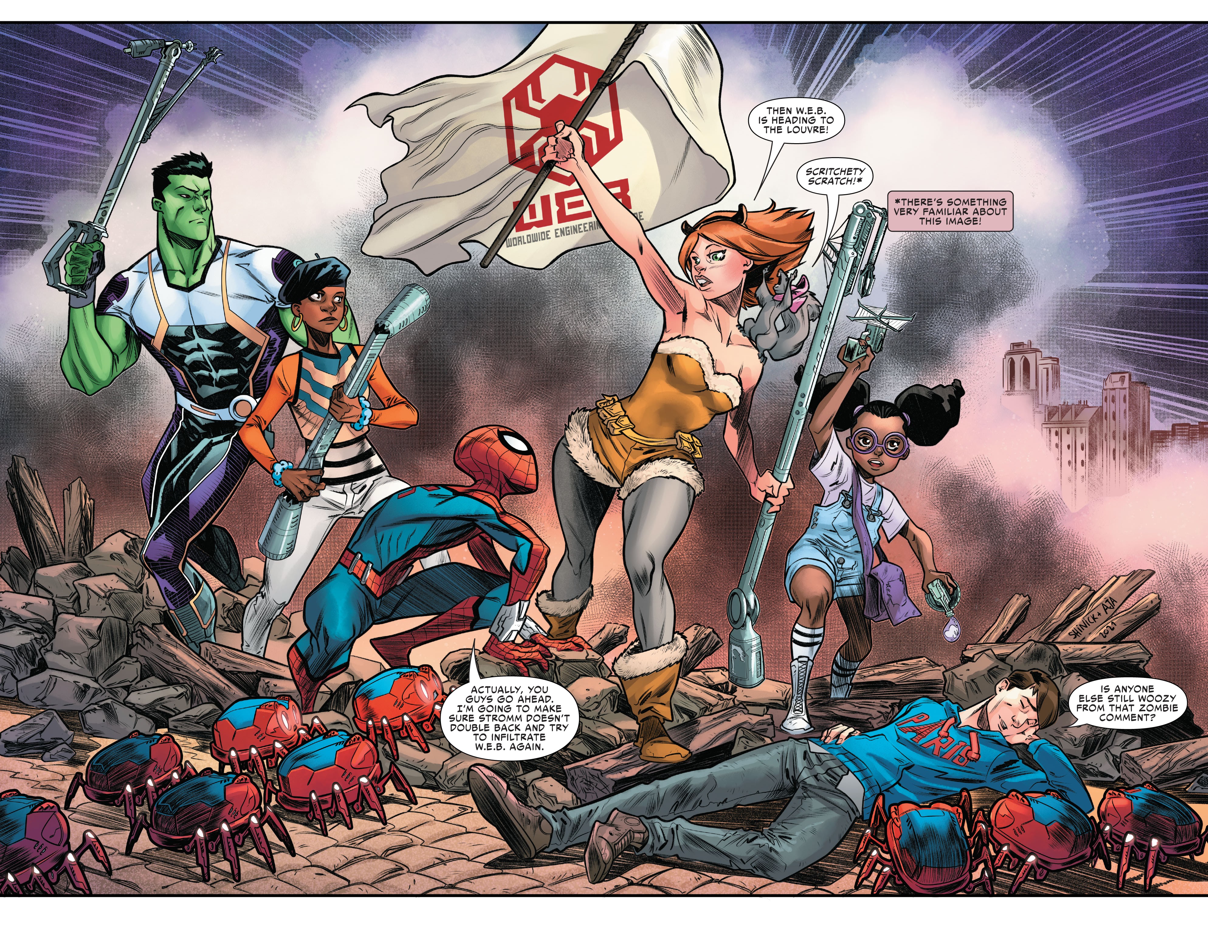 Read online W.E.B. Of Spider-Man comic -  Issue #5 - 12