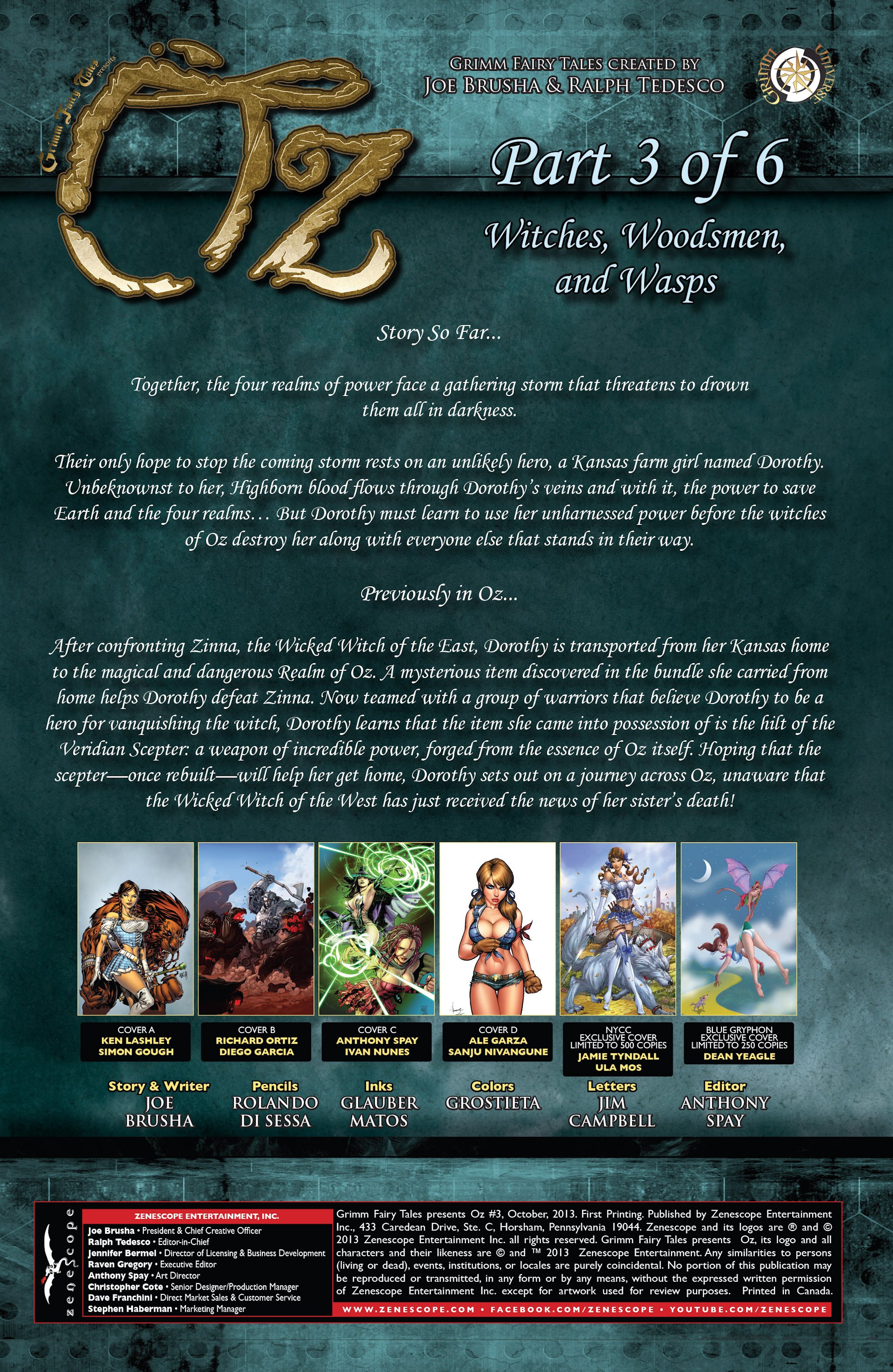 Read online Grimm Fairy Tales presents Oz comic -  Issue #3 - 4