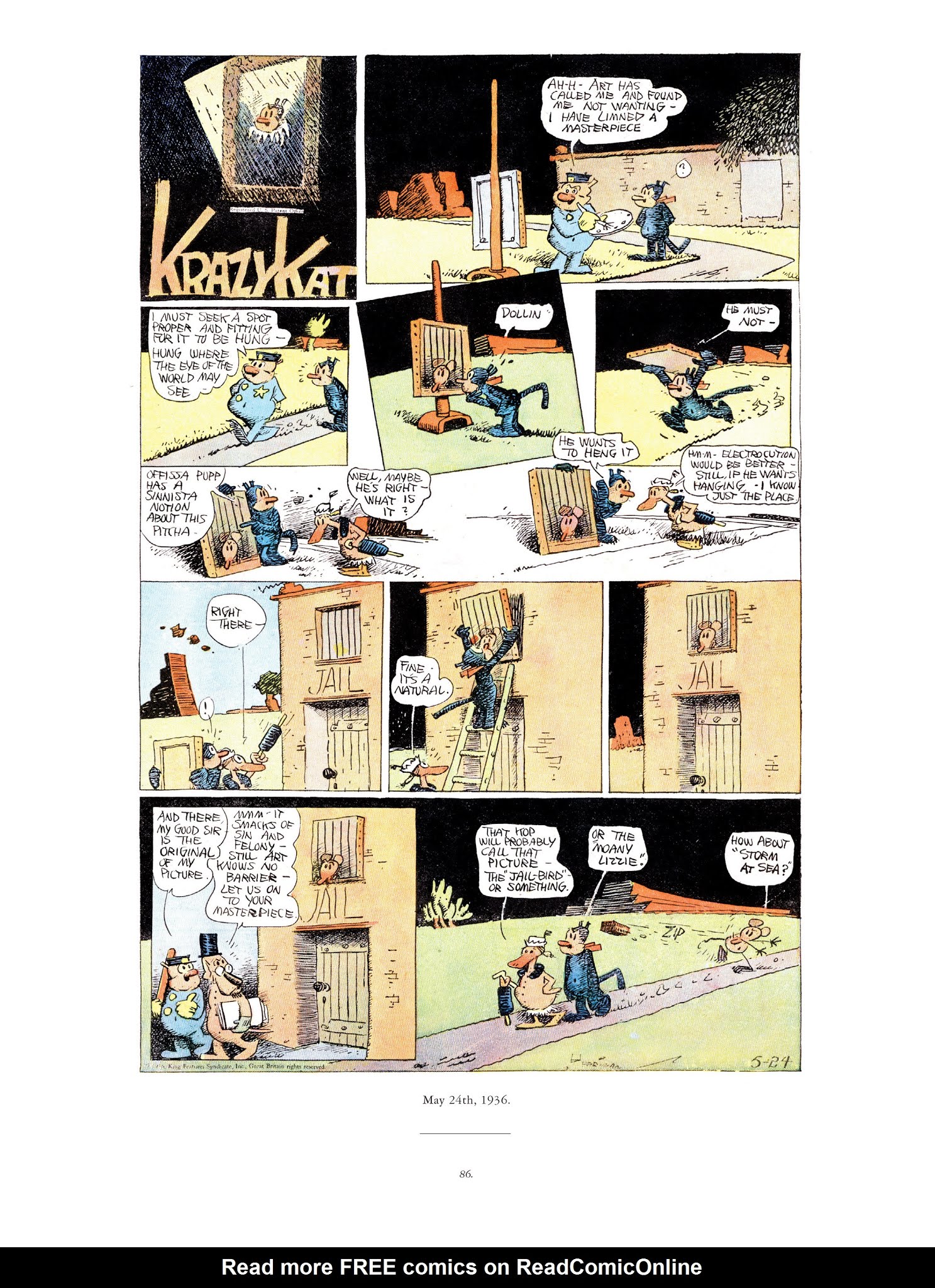 Read online Krazy & Ignatz comic -  Issue # TPB 9 - 84