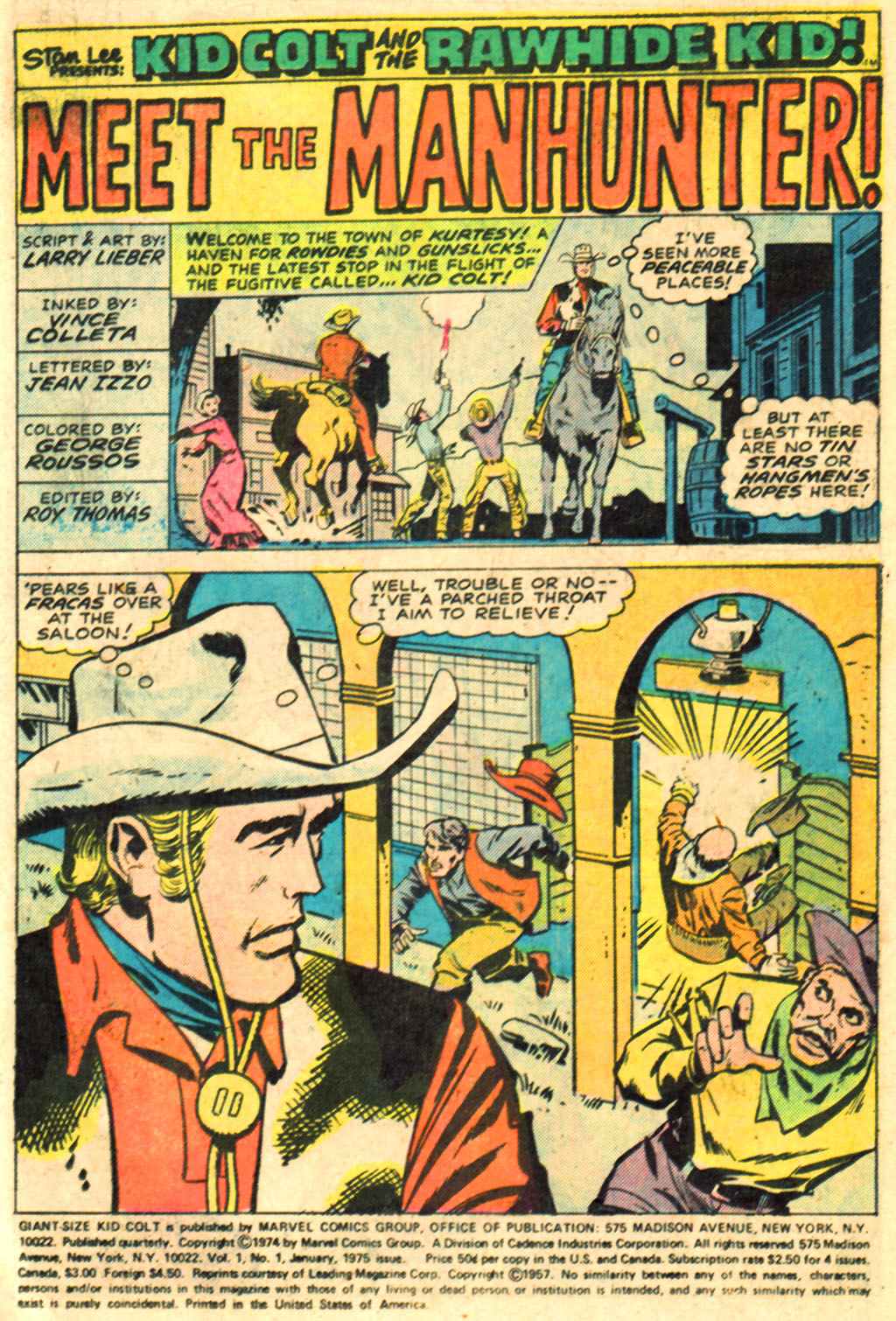 Read online Giant-Size Kid Colt comic -  Issue #1 - 2