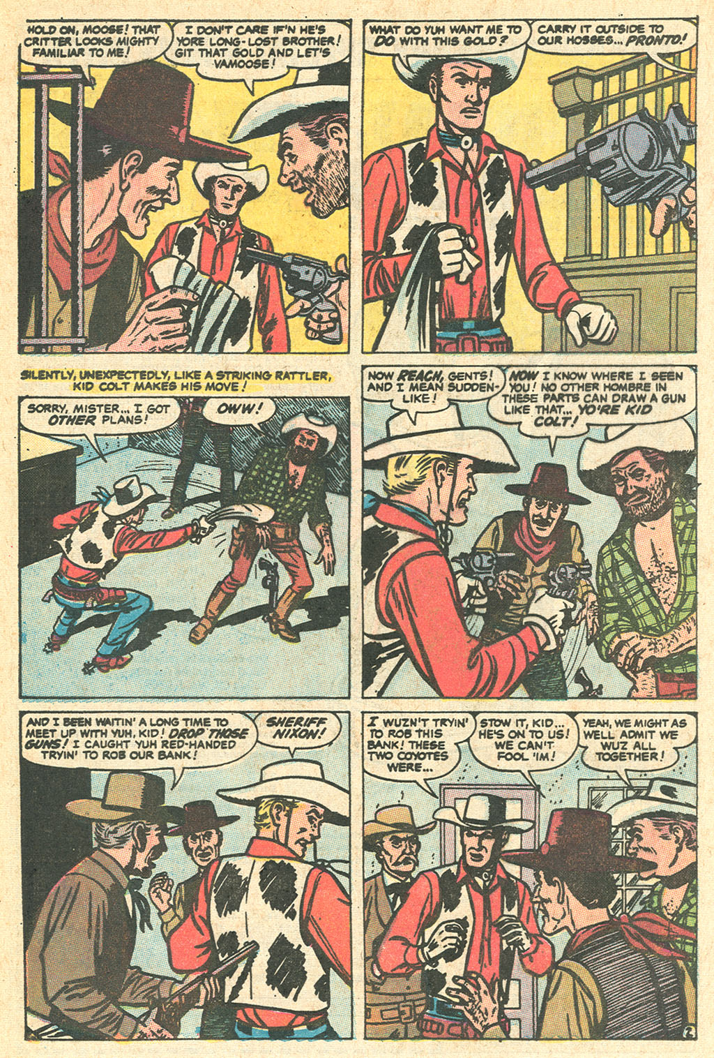 Read online Kid Colt Outlaw comic -  Issue #144 - 12