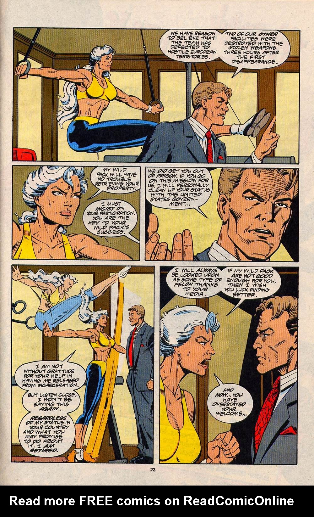 Read online Silver Sable and the Wild Pack comic -  Issue #34 - 19