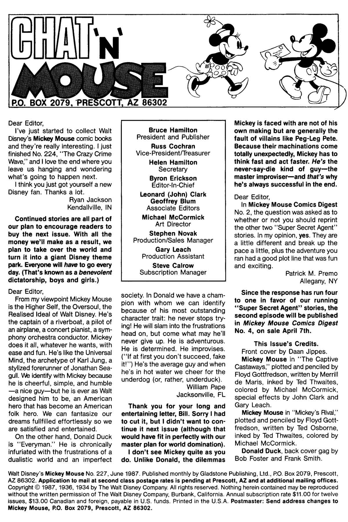 Read online Walt Disney's Mickey Mouse comic -  Issue #227 - 2