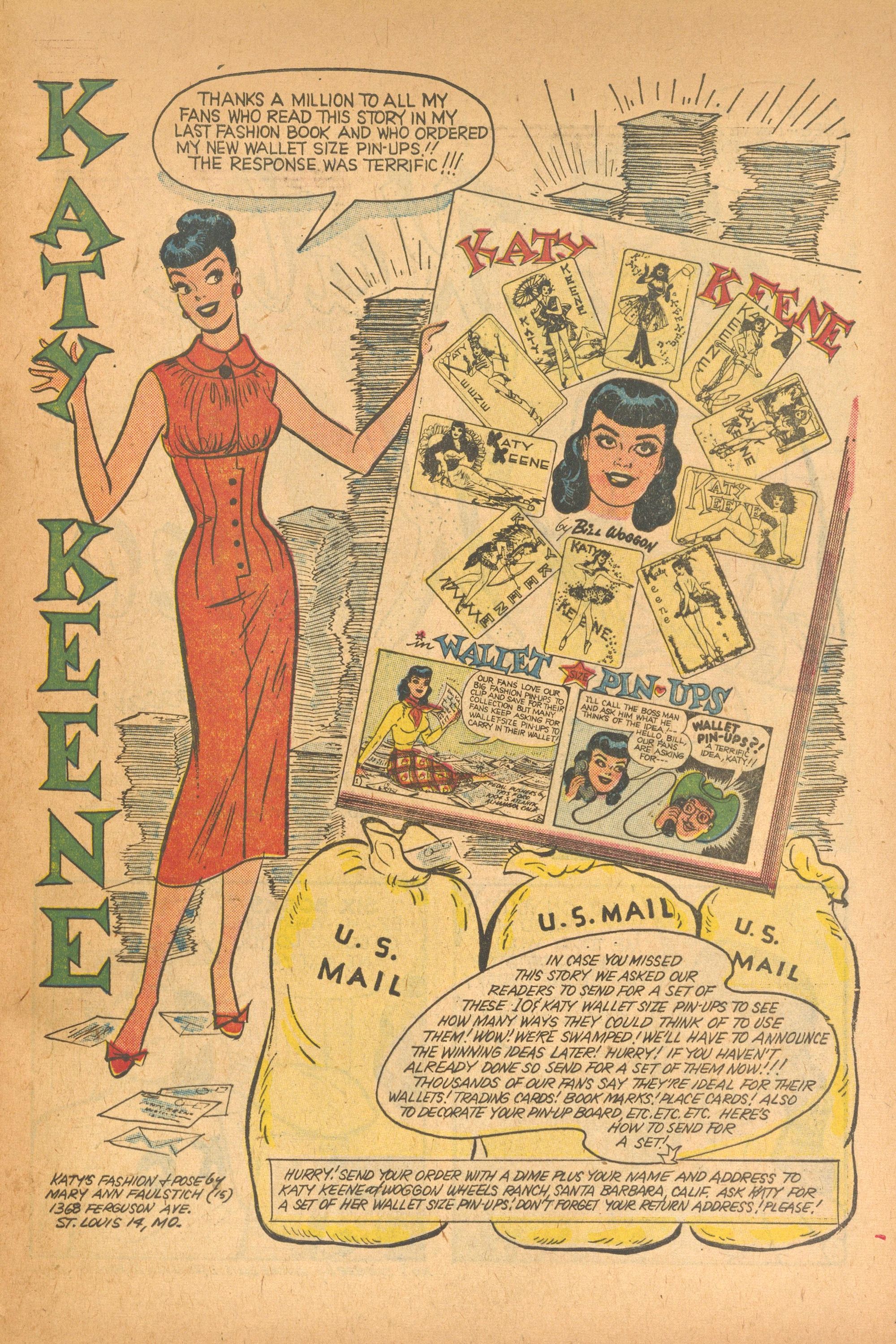 Read online Katy Keene Fashion Book comic -  Issue #20 - 31