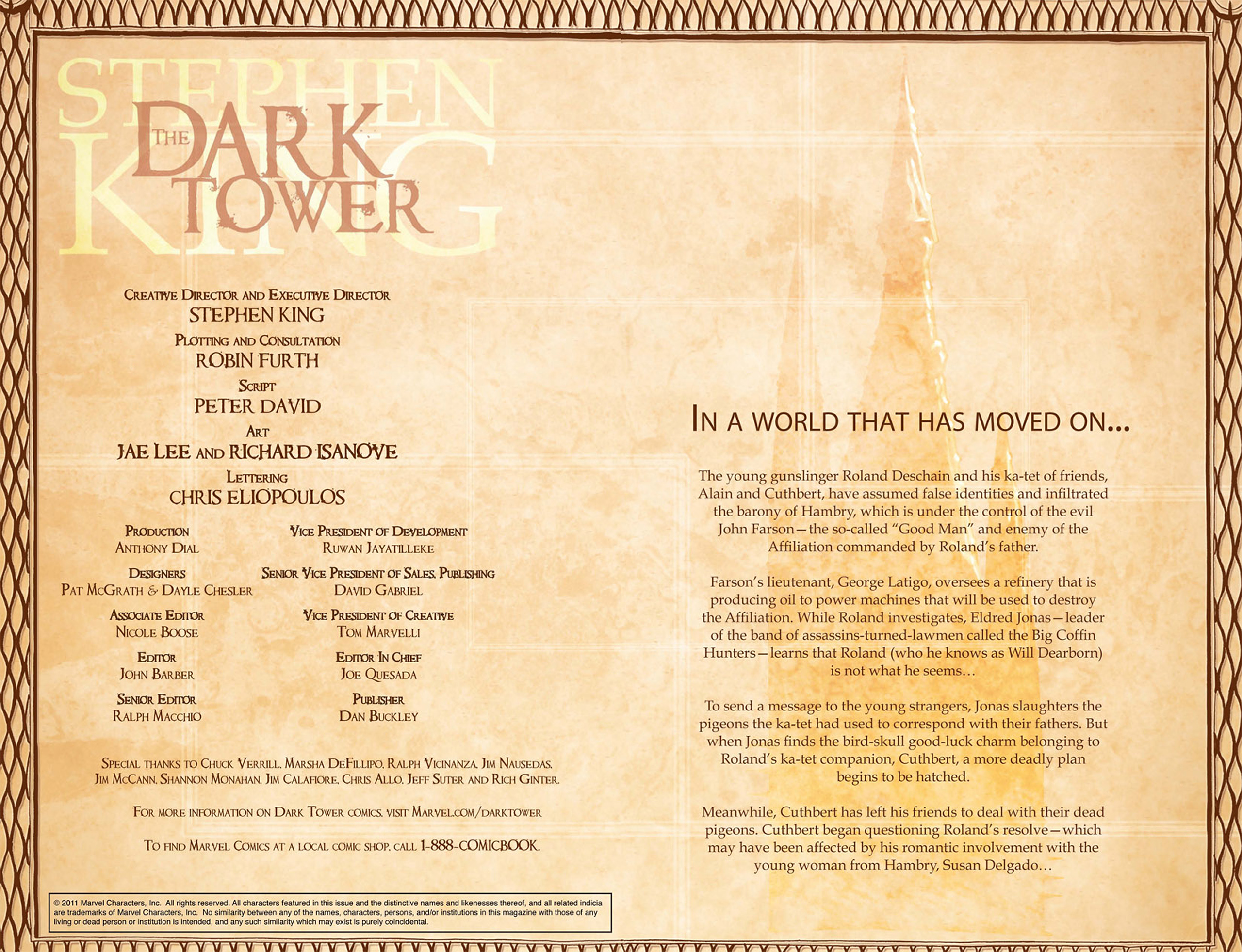 Read online Dark Tower: The Gunslinger Born comic -  Issue #6 - 2