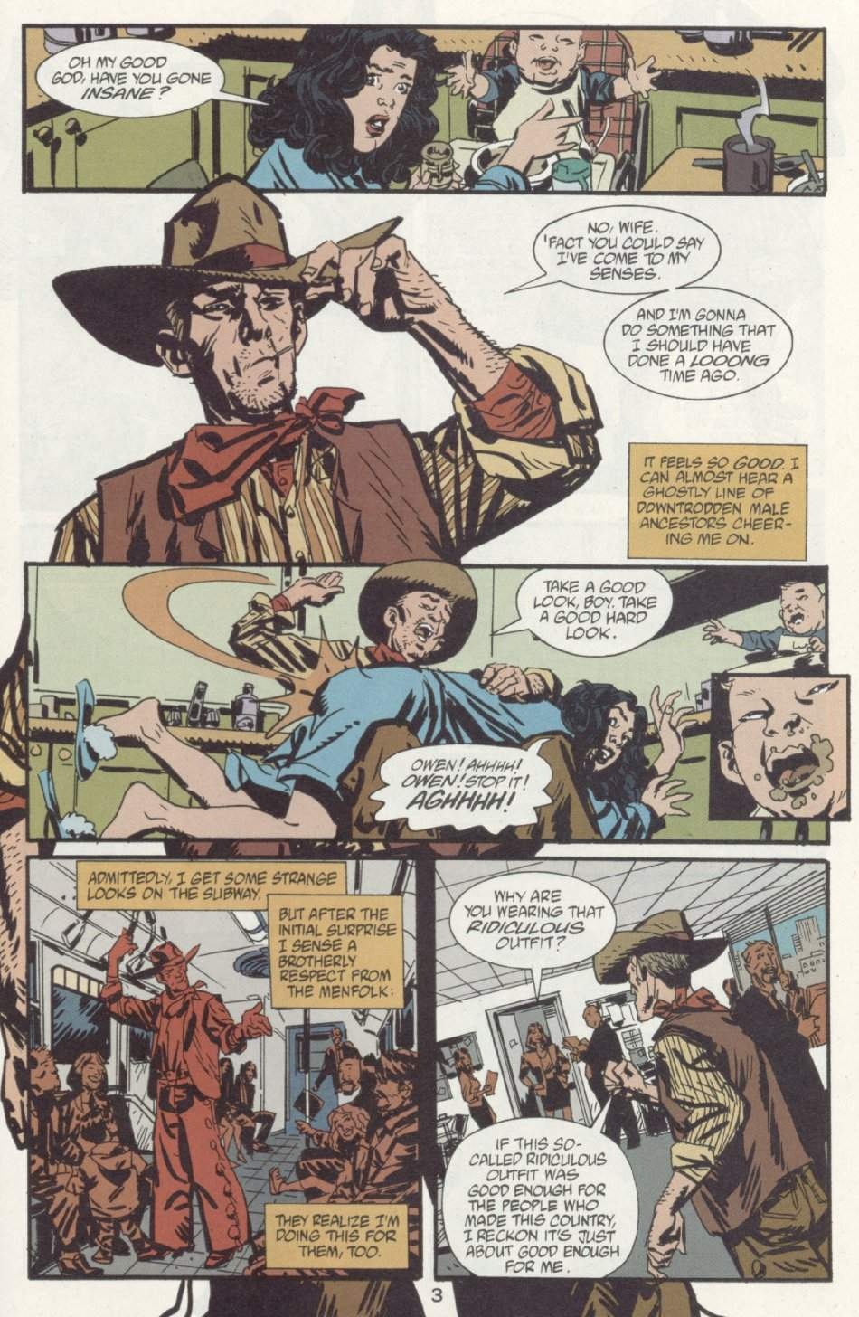 Read online Weird Western Tales (2001) comic -  Issue #4 - 5