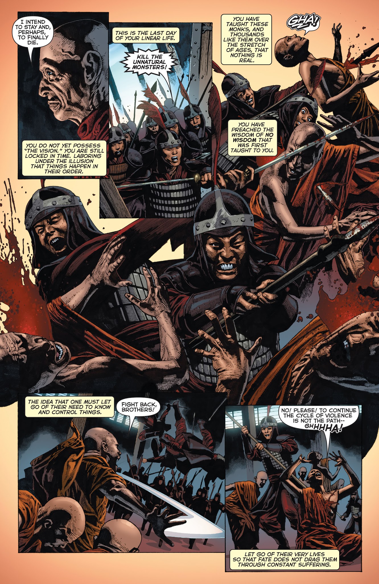 Read online Harbinger: Bleeding Monk comic -  Issue # Full - 5