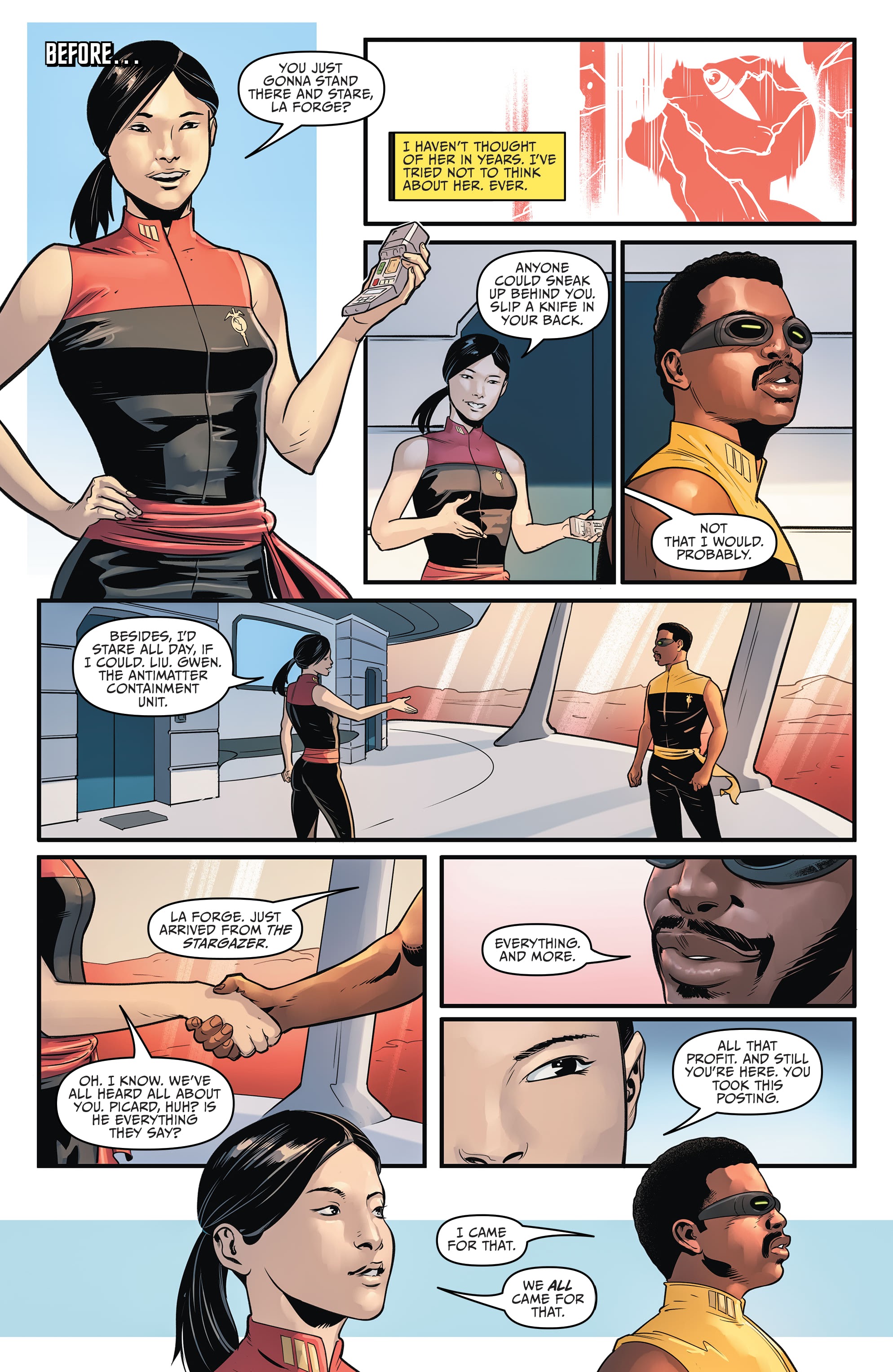 Read online Star Trek: The Mirror War - Captain LaForge comic -  Issue #1 - 10