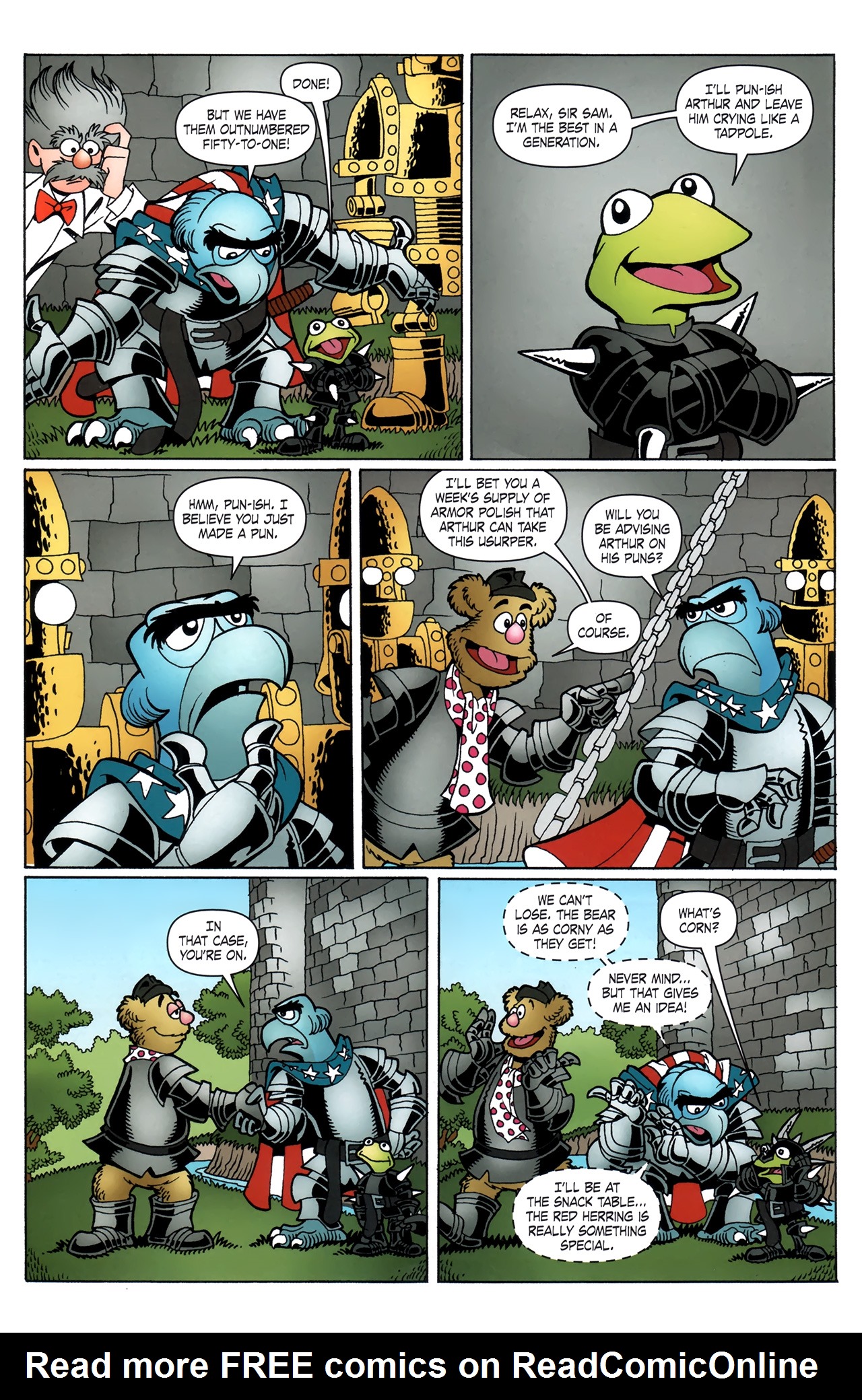 Read online Muppet King Arthur comic -  Issue #4 - 7