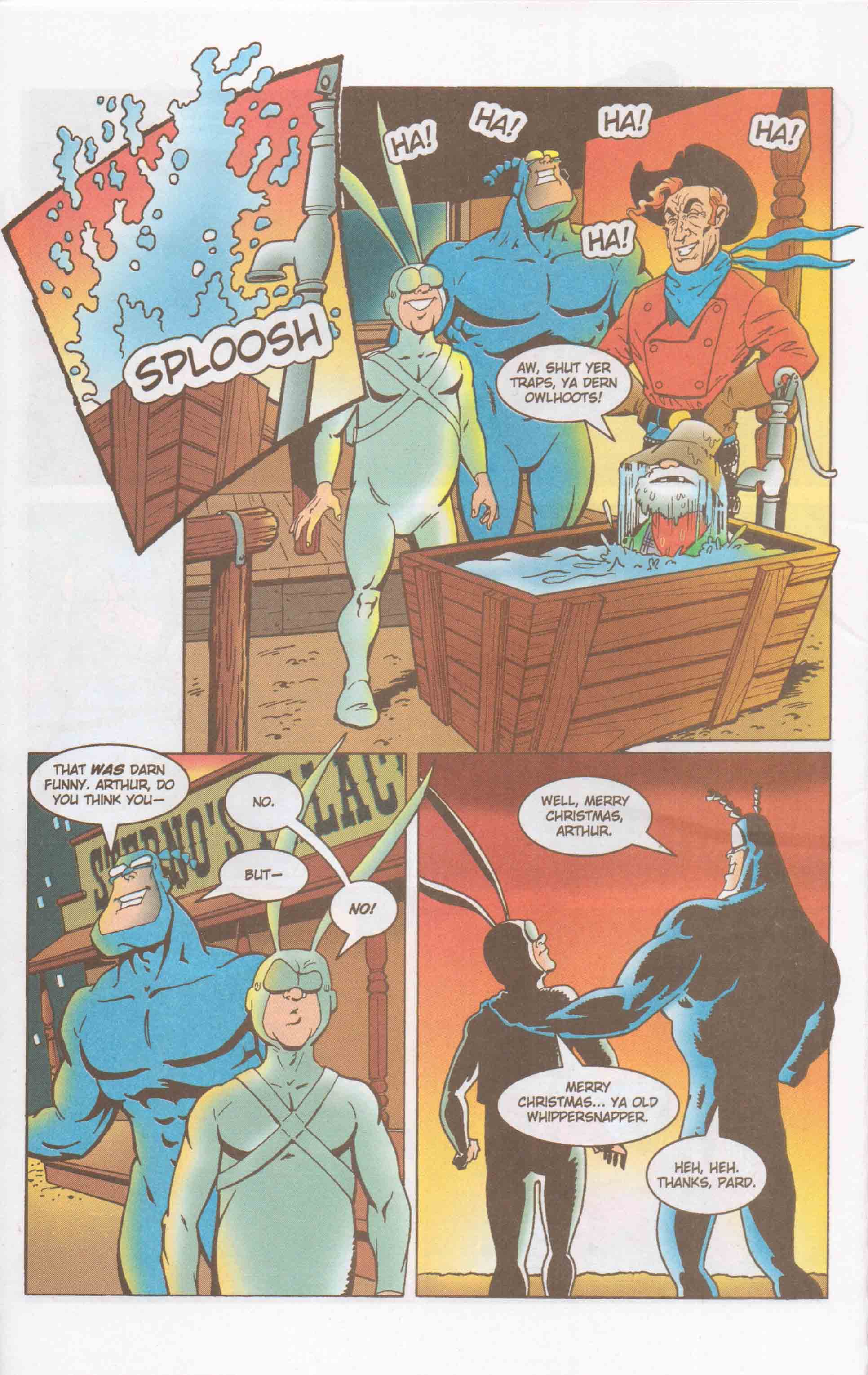 Read online The Tick: Big Red-N-Green Christmas Spectacle comic -  Issue # Full - 26