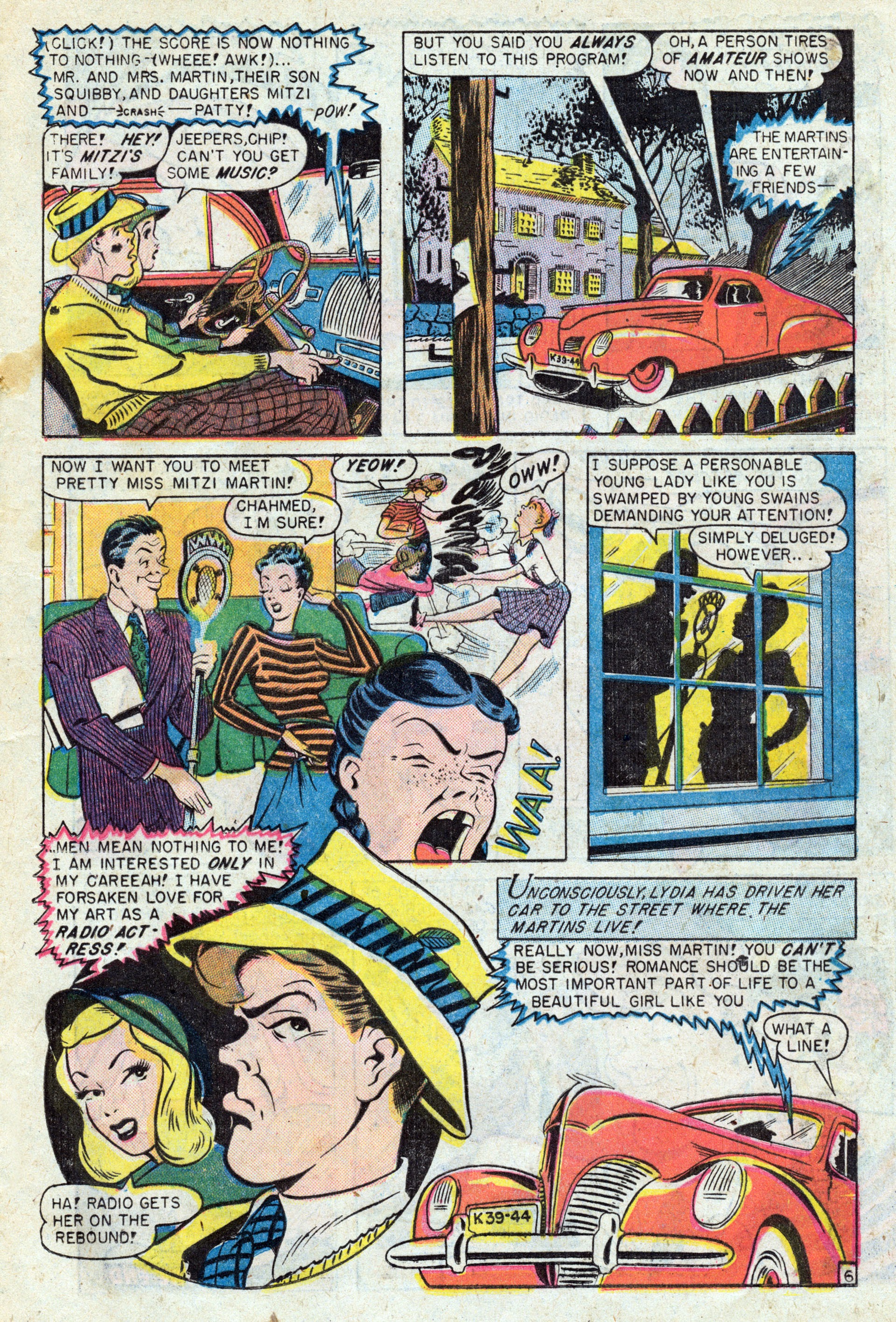 Read online Mitzi's Boy Friend comic -  Issue #4 - 17