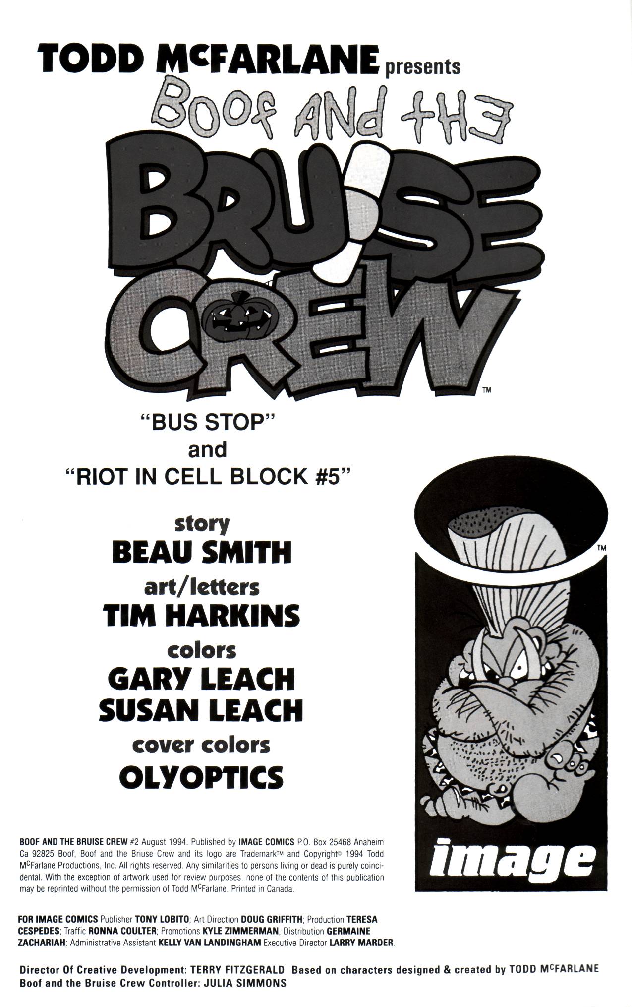 Read online Boof And The Bruise Crew comic -  Issue #2 - 2