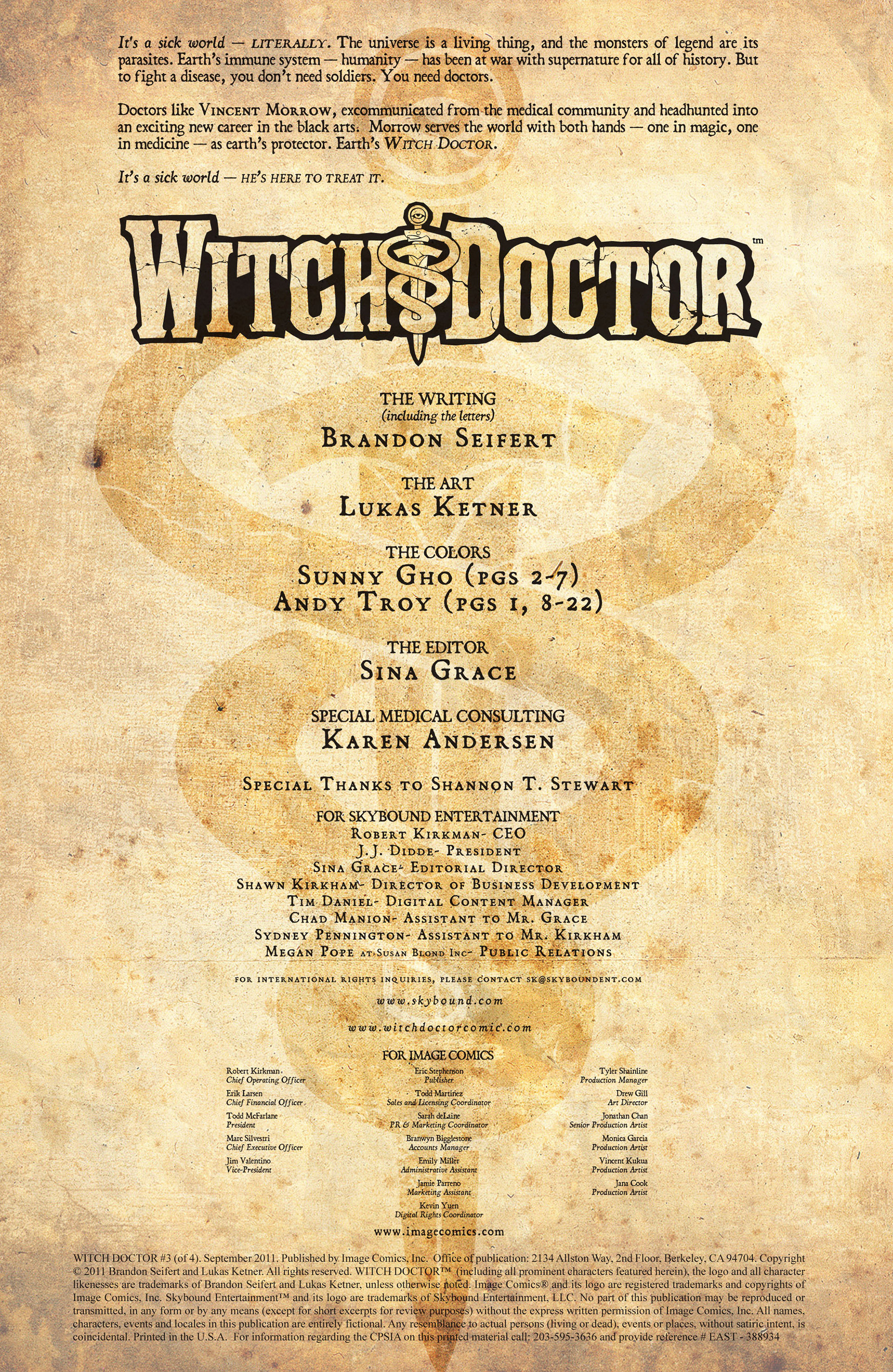 Read online Witch Doctor comic -  Issue # Full - 82