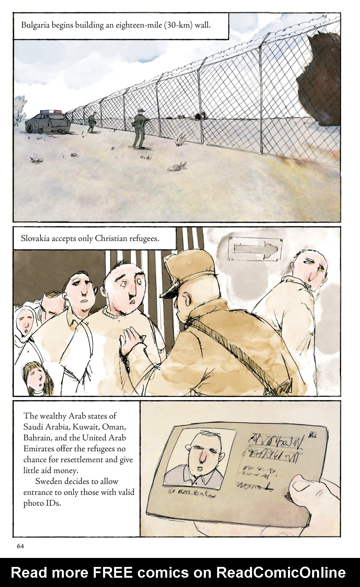 Read online The Unwanted: Stories of the Syrian Refugees comic -  Issue # TPB - 59