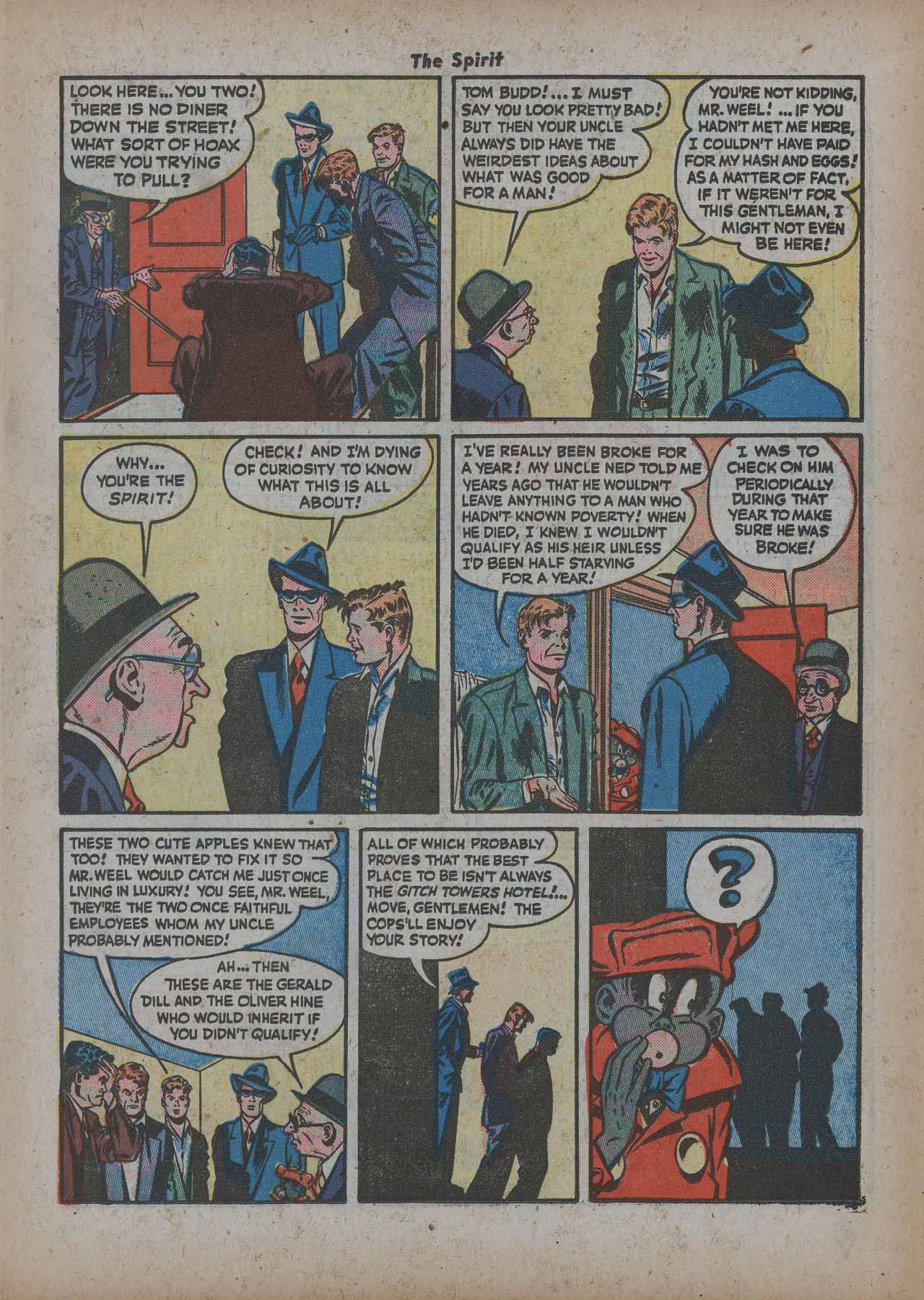 Read online The Spirit (1944) comic -  Issue #13 - 25