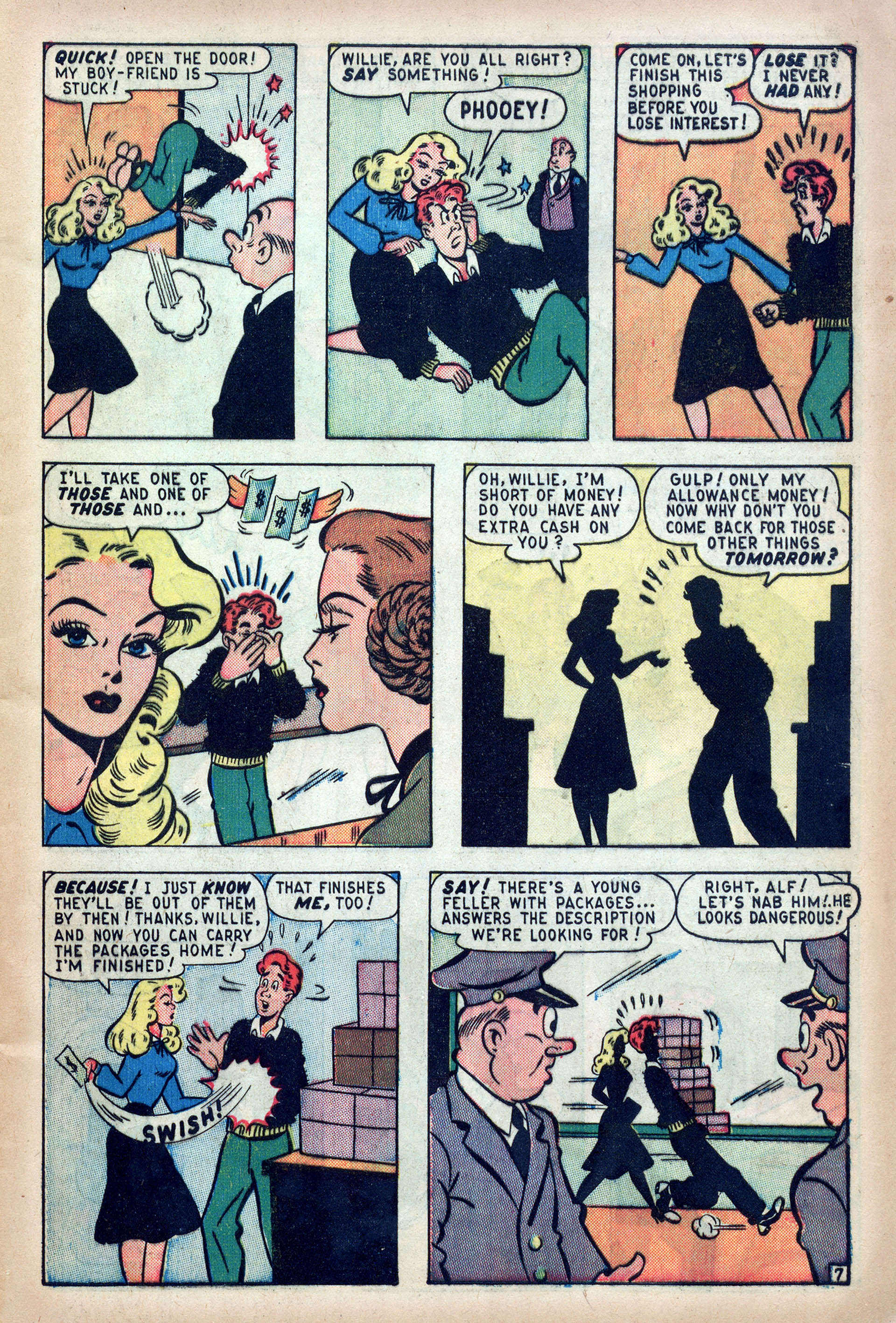 Read online Willie Comics (1946) comic -  Issue #15 - 9