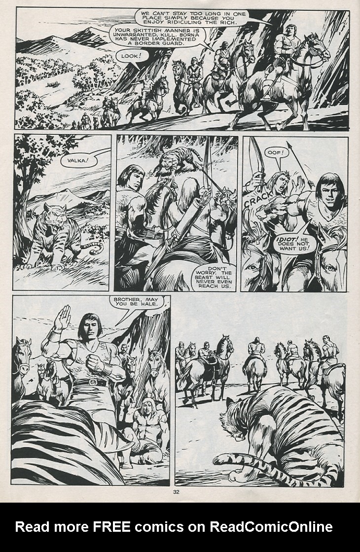 Read online The Savage Sword Of Conan comic -  Issue #215 - 34