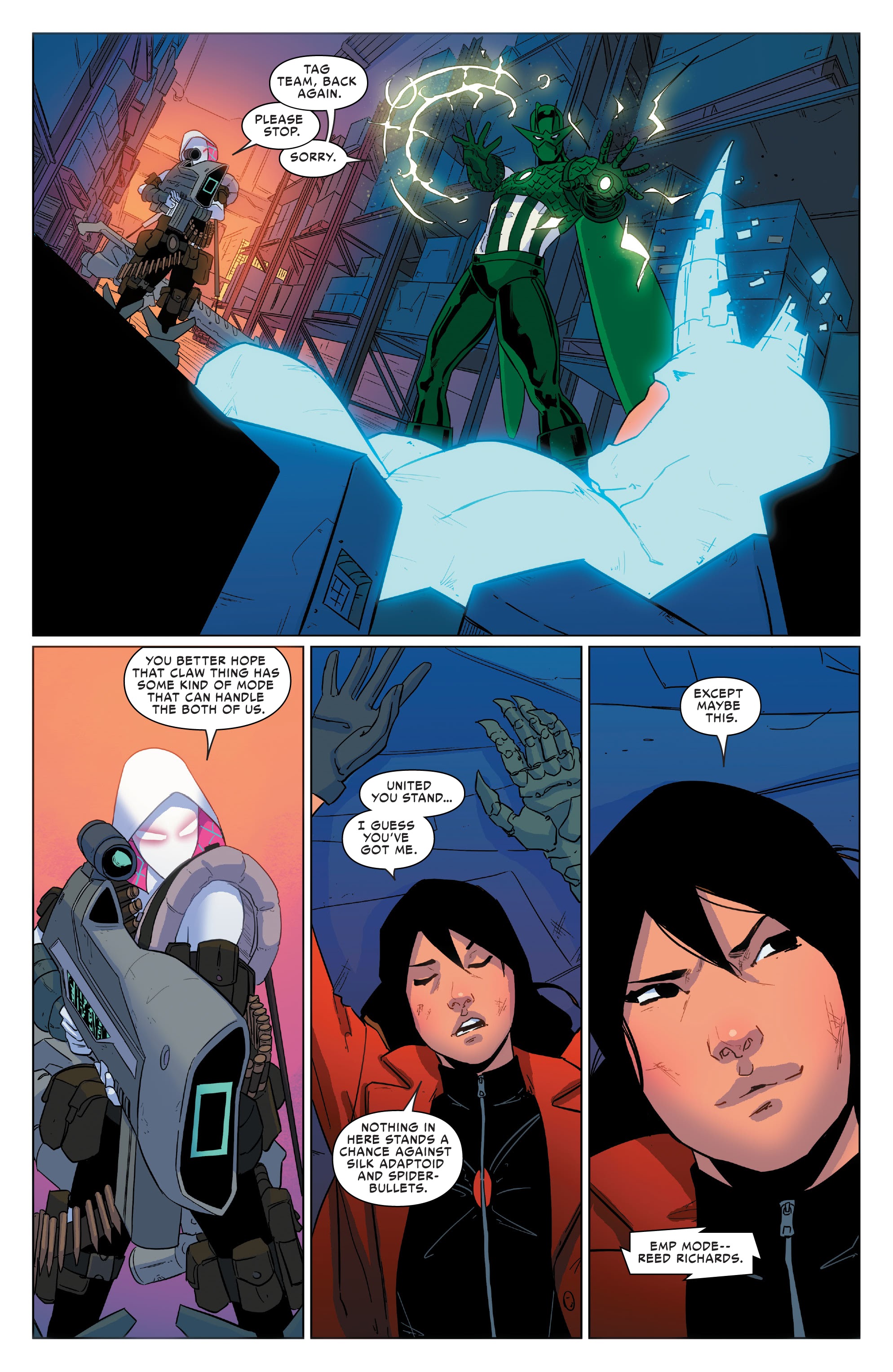 Read online Silk: Out of the Spider-Verse comic -  Issue # TPB 2 (Part 3) - 91