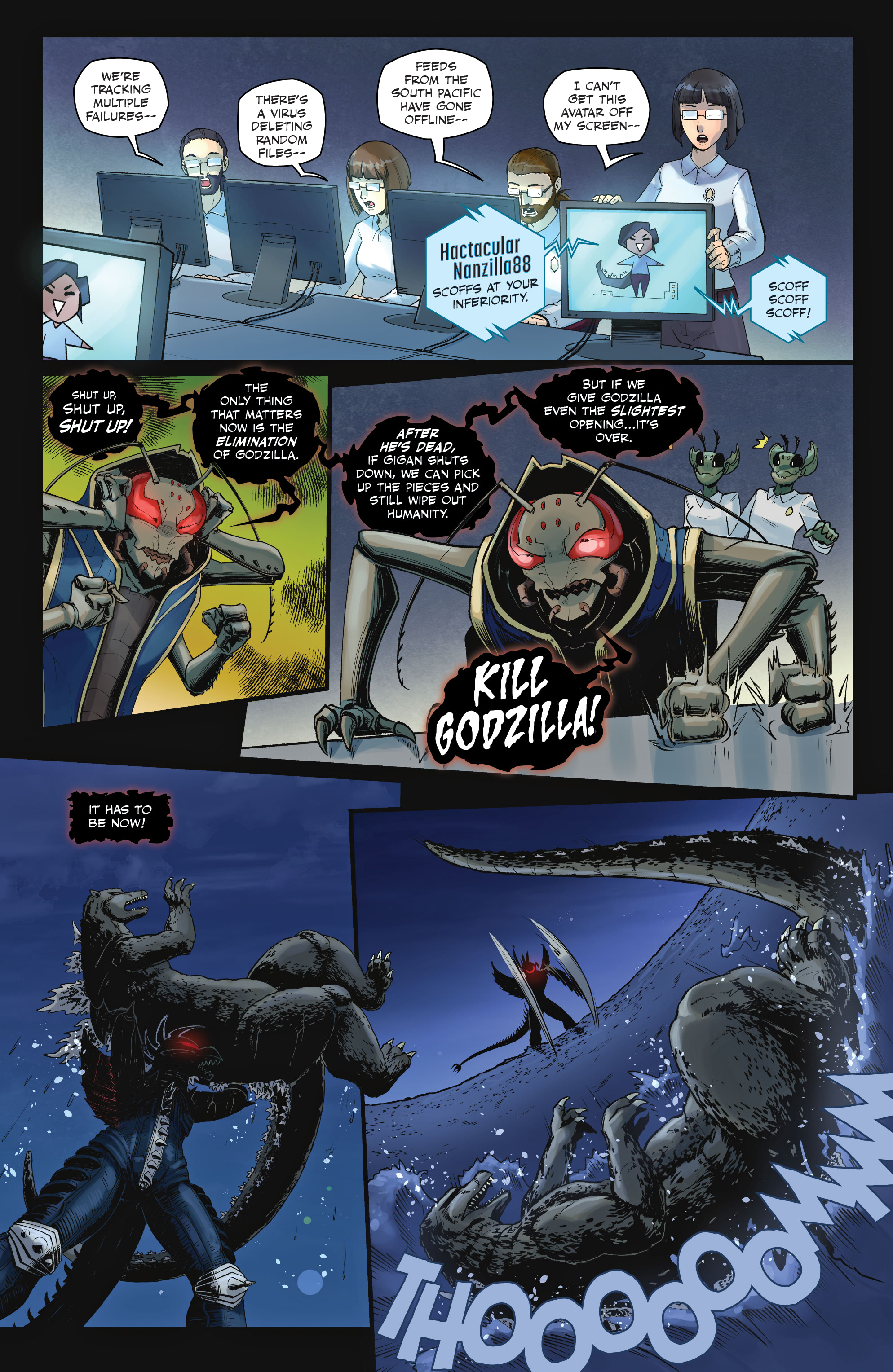 Read online Godzilla Rivals: Vs. Gigan comic -  Issue # Full - 26