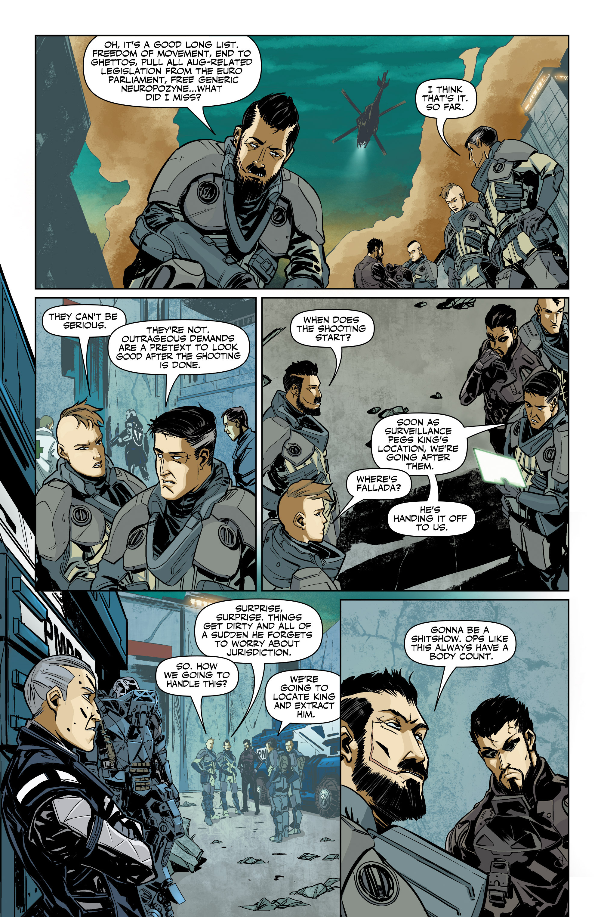 Read online Deus Ex: Children's Crusade comic -  Issue #5 - 5