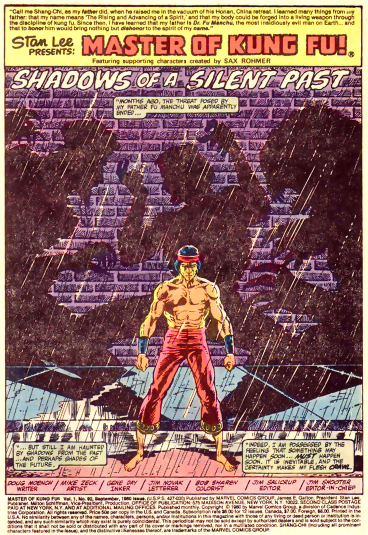 Read online Master of Kung Fu (1974) comic -  Issue #92 - 2