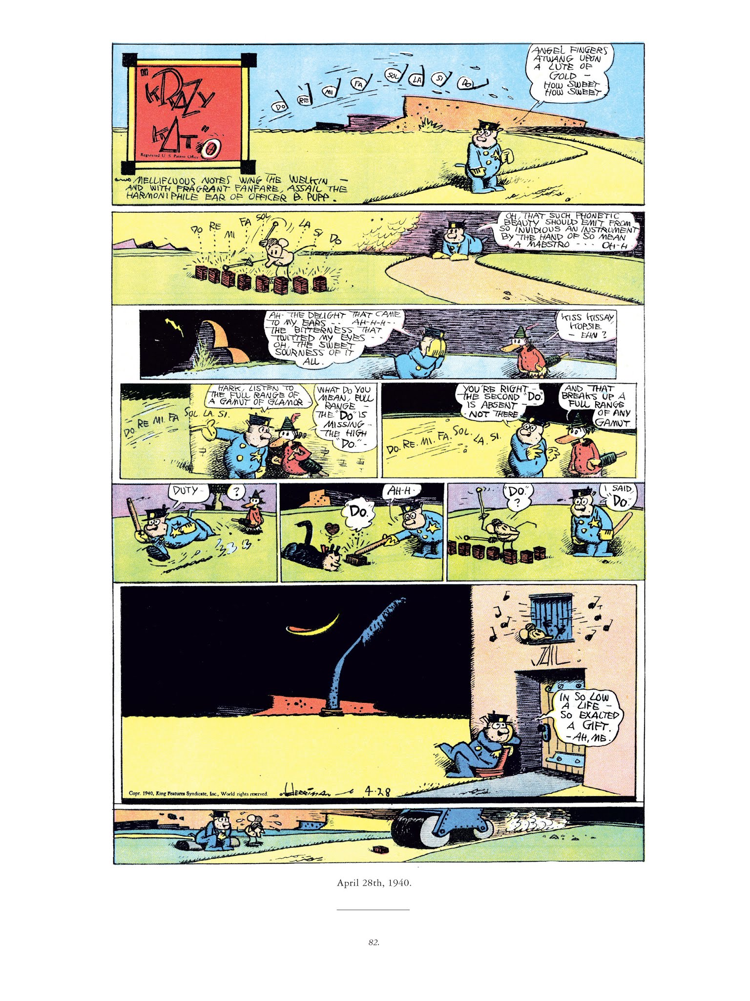 Read online Krazy & Ignatz comic -  Issue # TPB 11 - 82