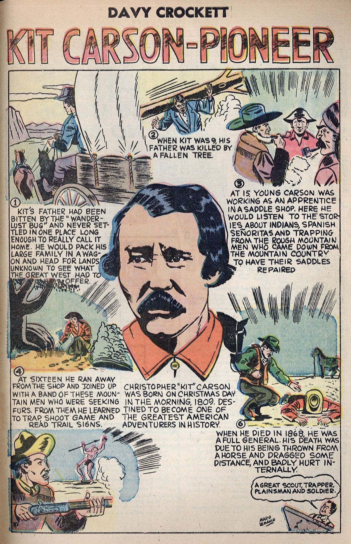 Read online Davy Crockett comic -  Issue #4 - 32