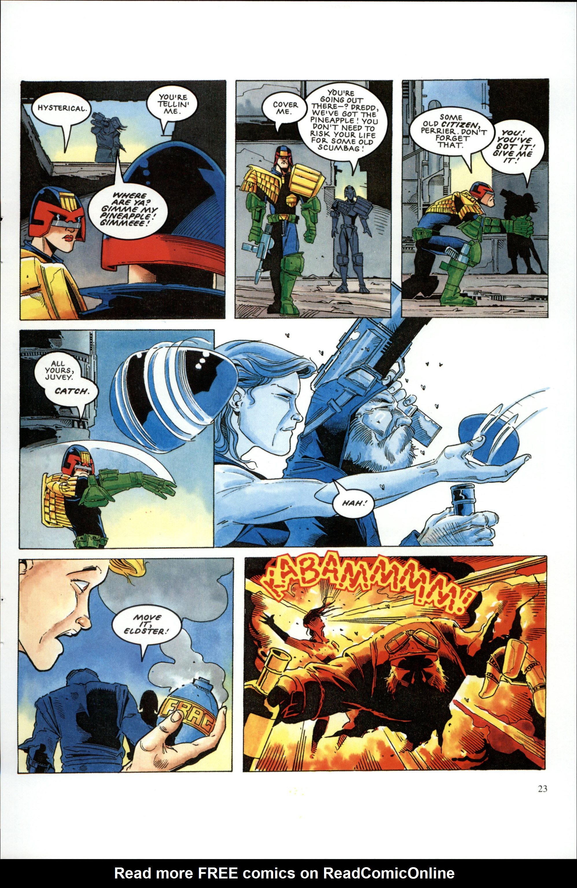 Read online Dredd Rules! comic -  Issue #16 - 25