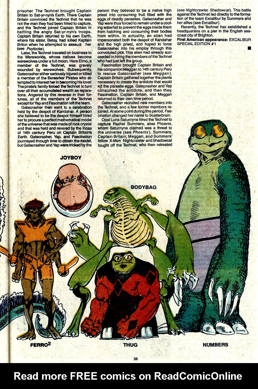 Read online The Official Handbook of the Marvel Universe: Update '89 comic -  Issue #7 - 37