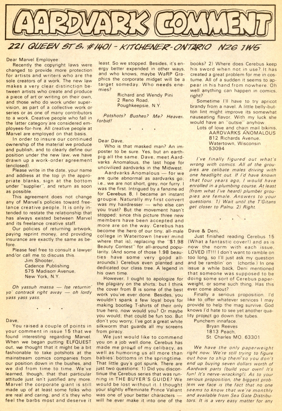 Read online Cerebus comic -  Issue #18 - 26