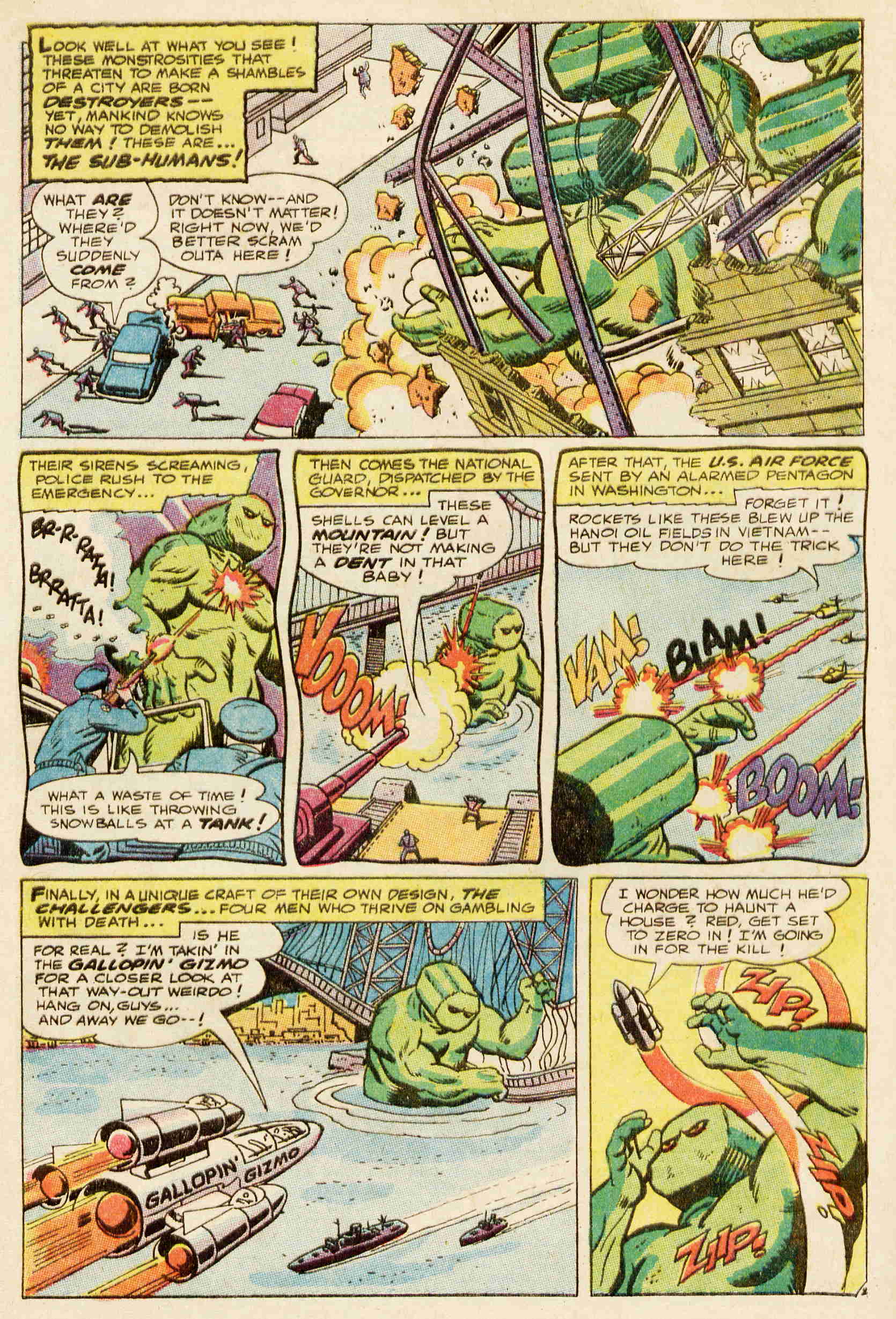 Read online Challengers of the Unknown (1958) comic -  Issue #54 - 3