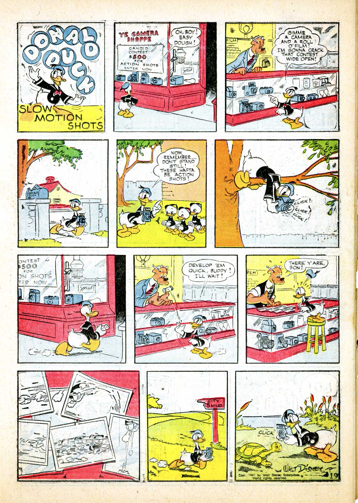 Read online Walt Disney's Comics and Stories comic -  Issue #35 - 20