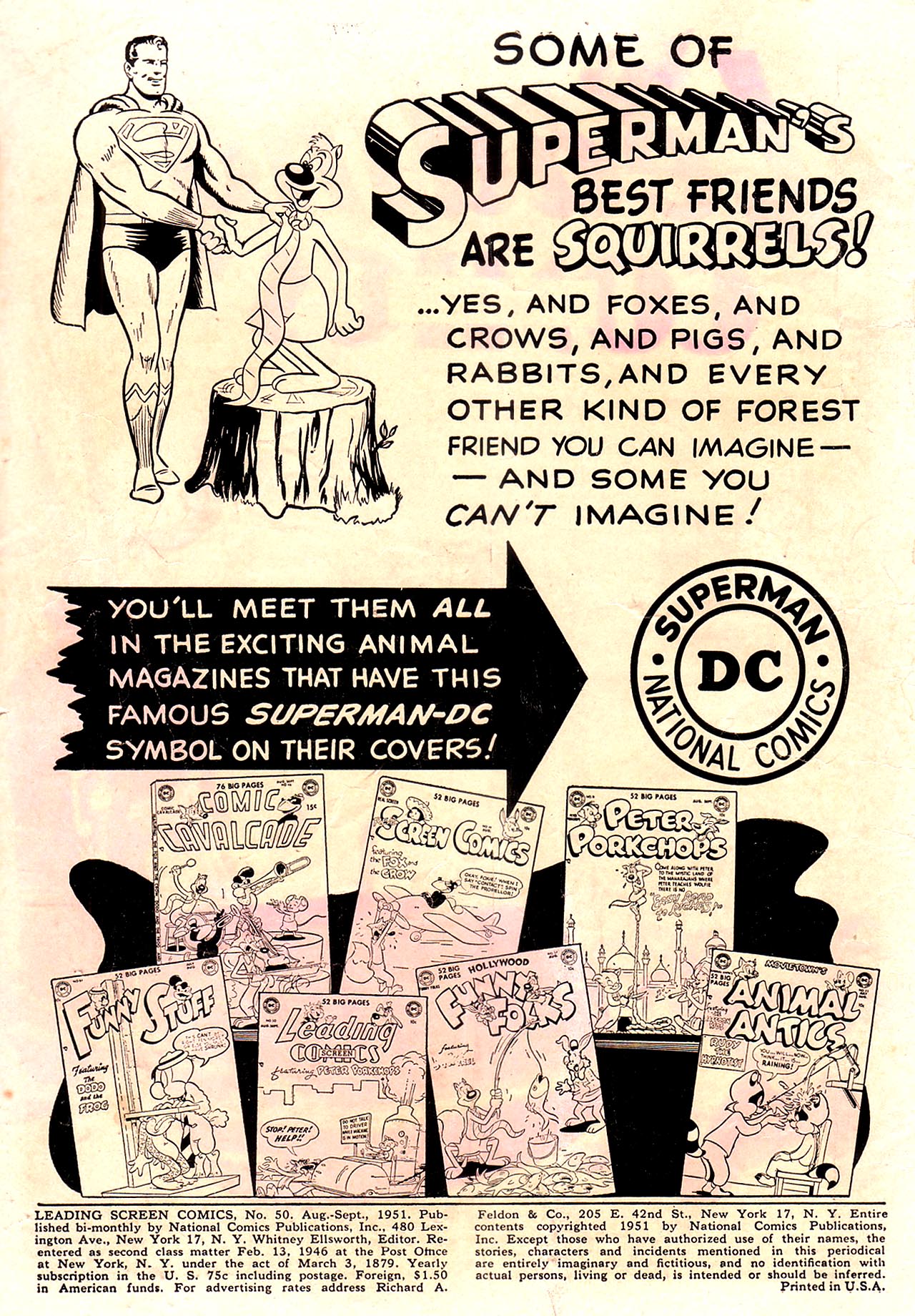 Read online Leading Screen Comics comic -  Issue #50 - 2
