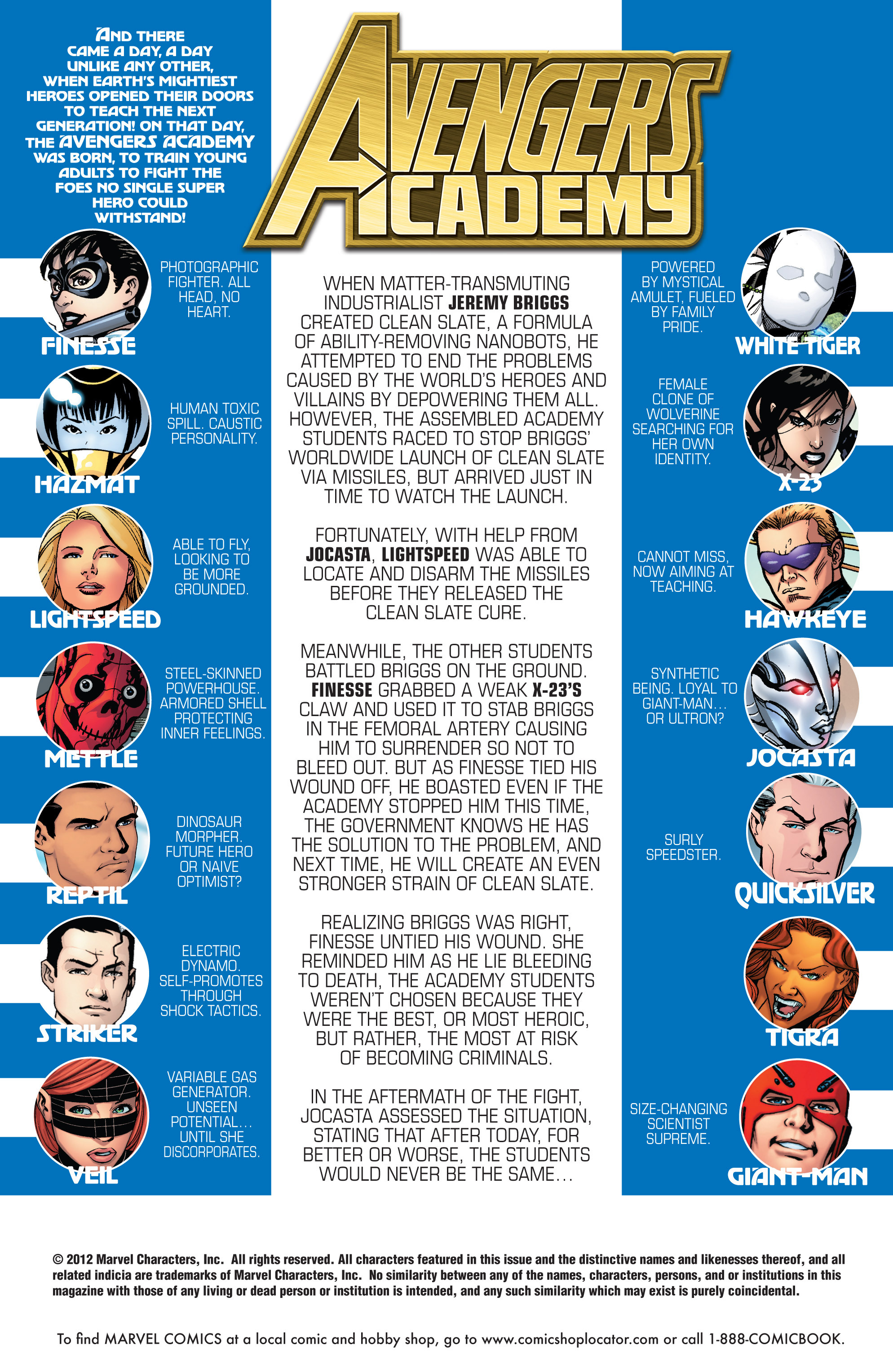 Read online Avengers Academy comic -  Issue # _TPB Final Exams - 96