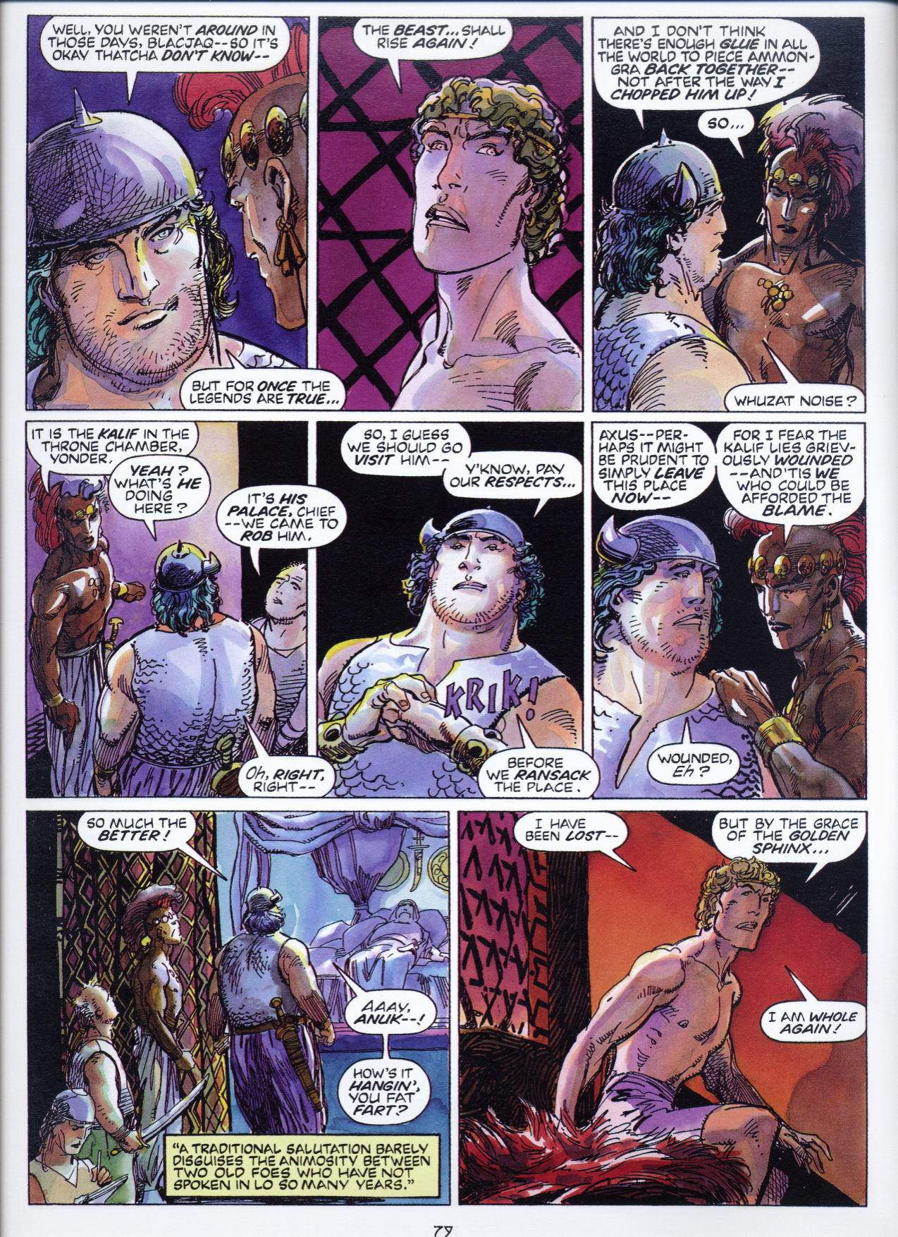Read online Barry Windsor-Smith: Storyteller comic -  Issue #7 - 18