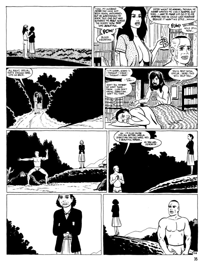 Read online Love and Rockets (1982) comic -  Issue #40 - 37