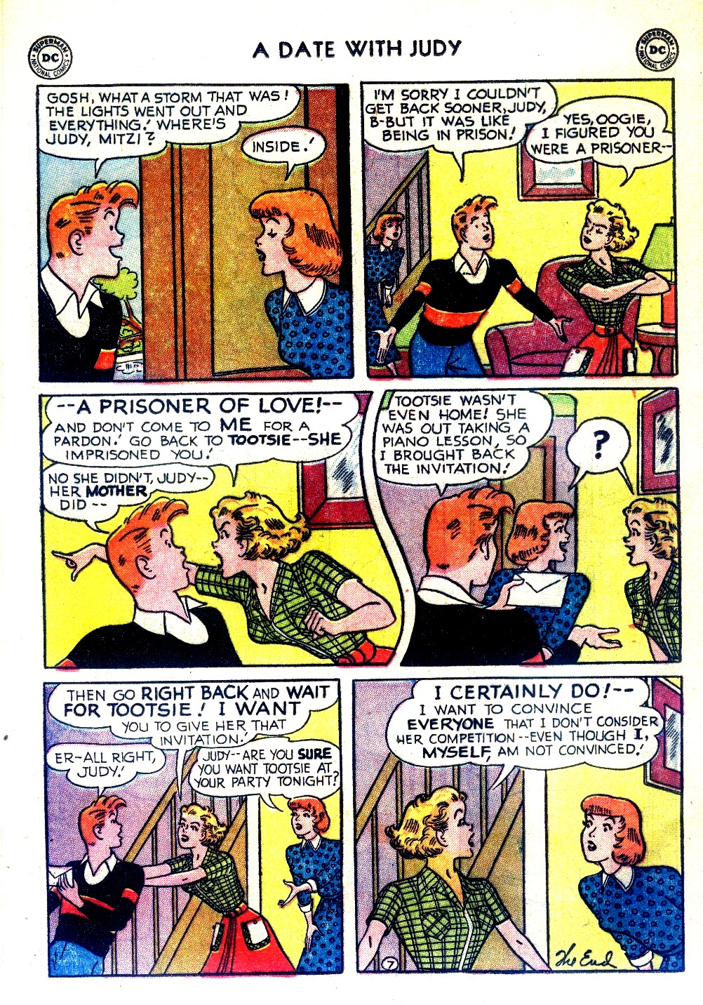 Read online A Date with Judy comic -  Issue #24 - 36