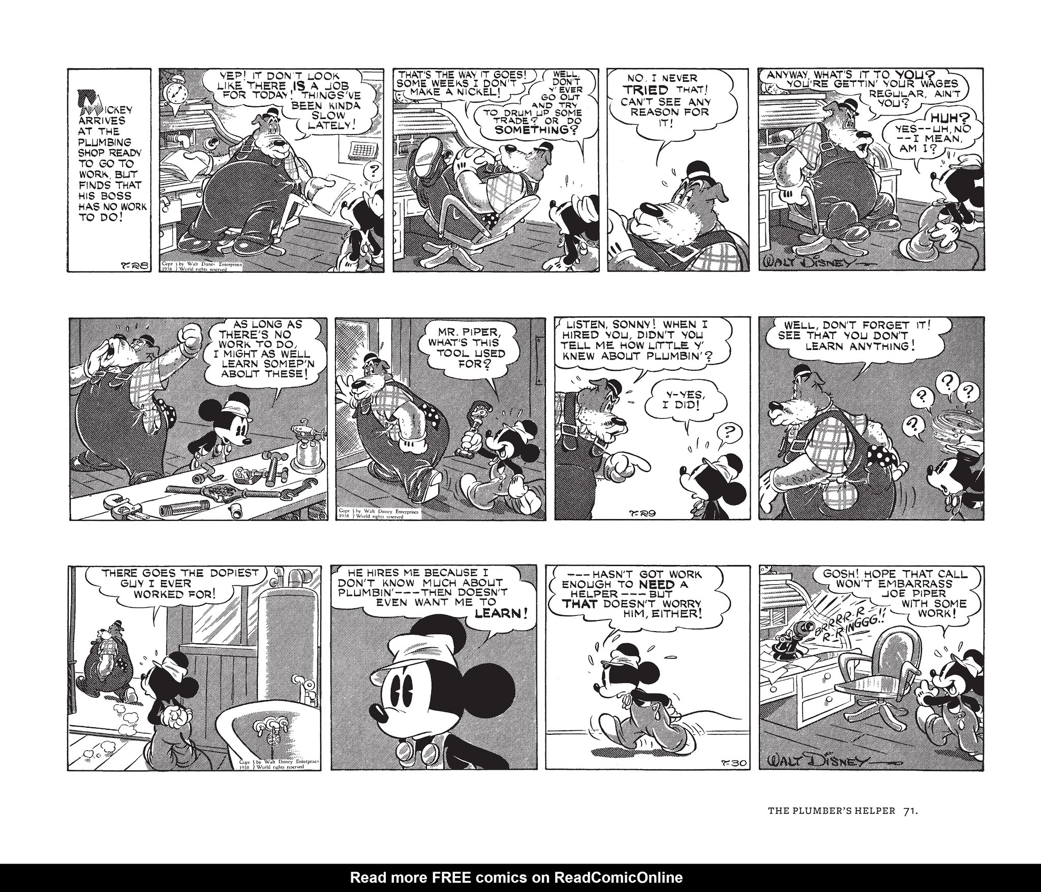 Read online Walt Disney's Mickey Mouse by Floyd Gottfredson comic -  Issue # TPB 5 (Part 1) - 71