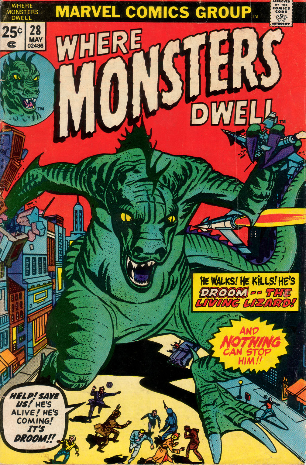Read online Where Monsters Dwell (1970) comic -  Issue #28 - 1